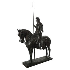 Louis d'Orléans late 19th century bronze sculpture by Emmanuel Fremiet