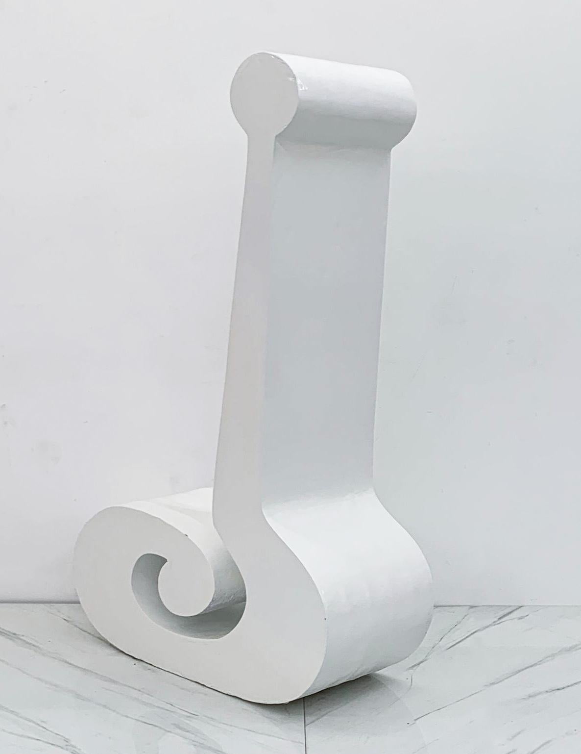 Late 20th Century Louis Durot Question Mark Chair Sculpture, France, C. 1990's