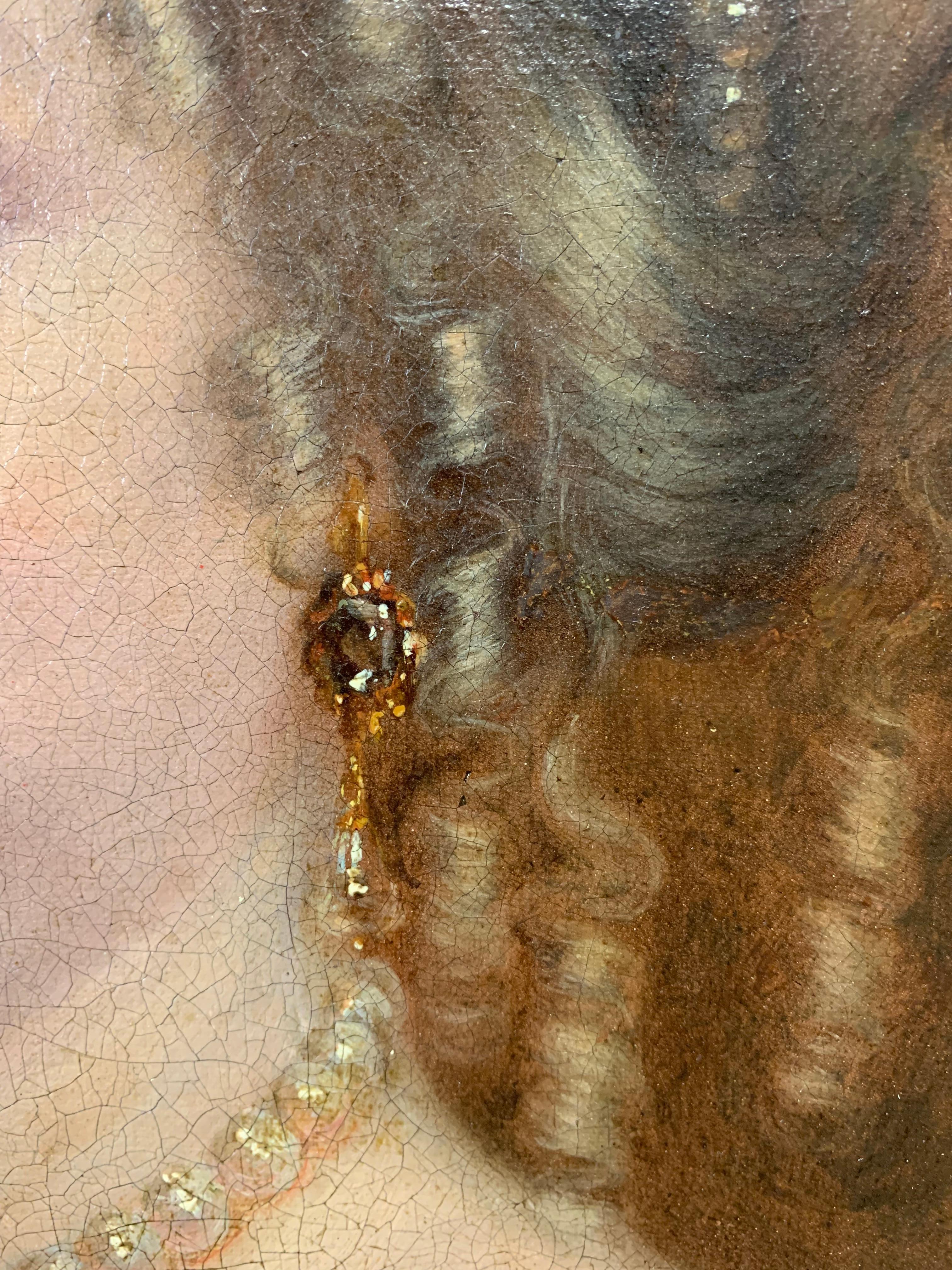 Porträt einer Dame . Louis Ferdinand Elle der Jüngere. ( Paris, 1612-1689), zugeschrieben im Angebot 2