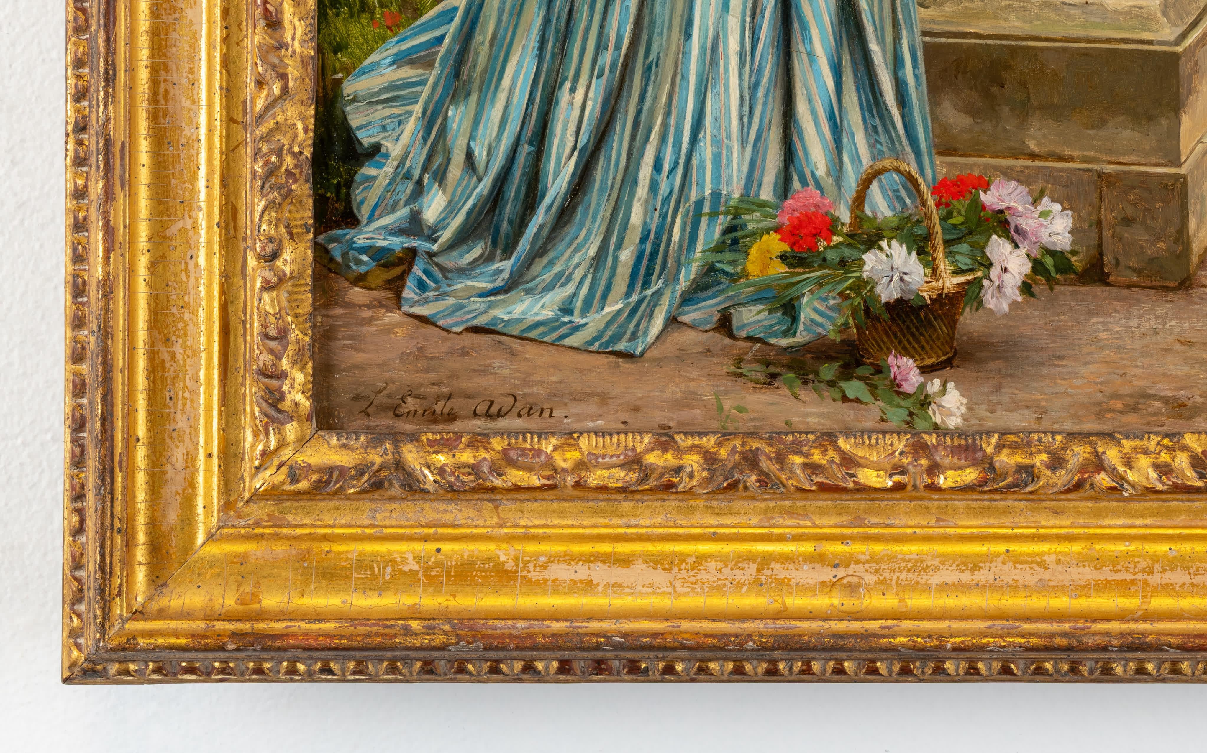 A Lady in a Garden For Sale 1