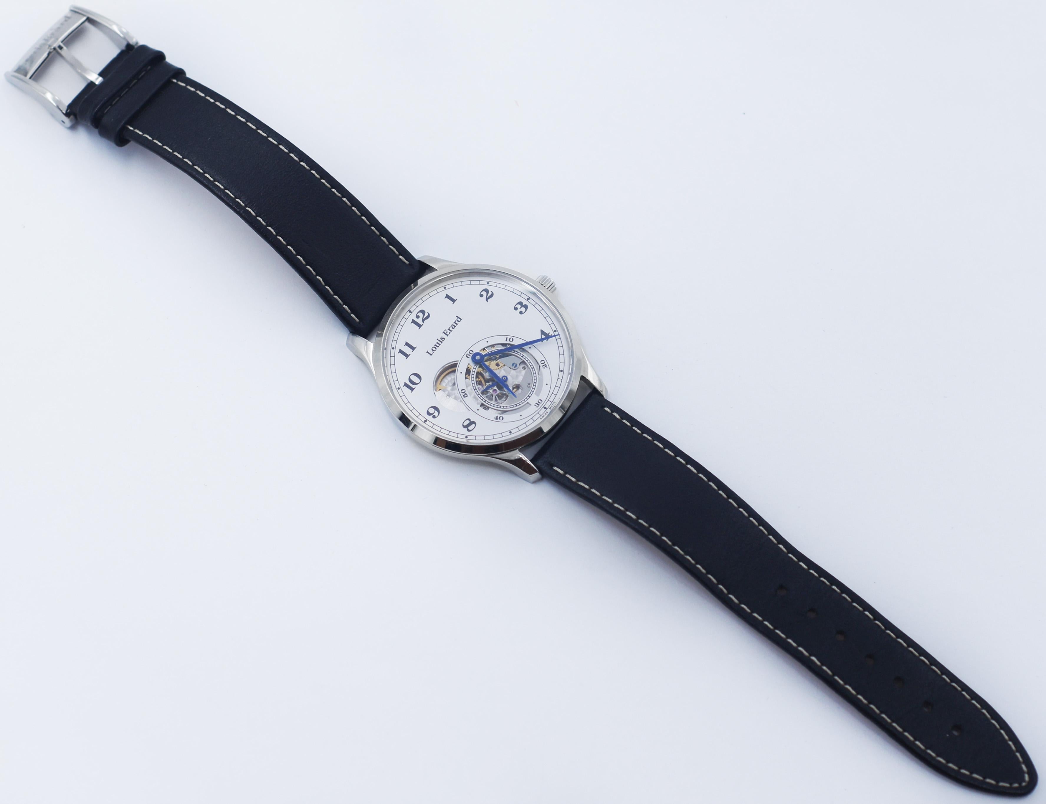 Louis Erard
1931 Mechanische kleine Sekunde Offene Unruh 32217AA
Schweizer Fabrikat
Automatischer Handaufzug
Uhrwerk 17 Juwelen
42 STUNDEN Gangreserve
Gehäuse ca. 40 mm X 7. 5 mm
Gehäuse aus poliertem Edelstahl
Offene Ausstellung