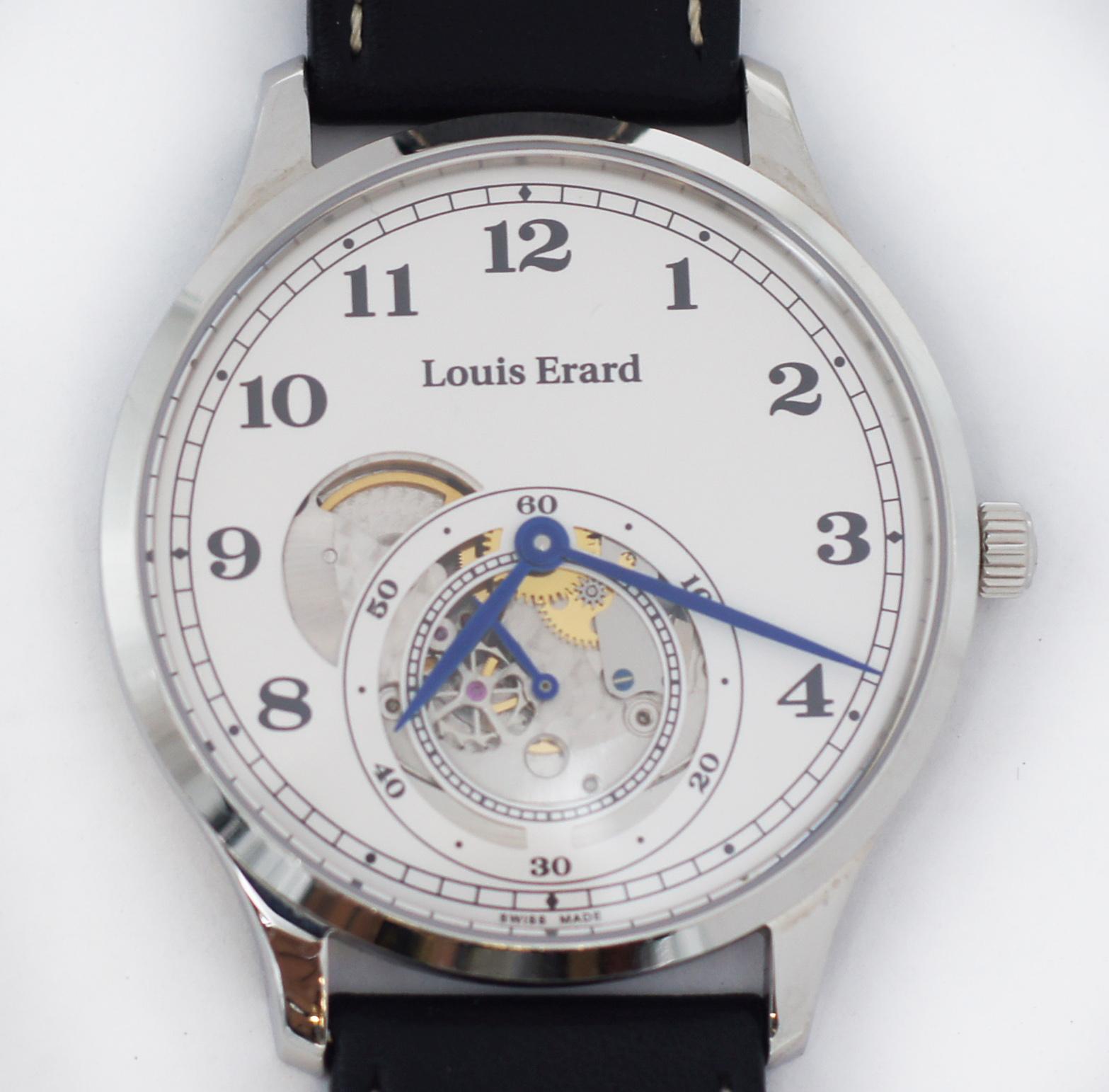 Louis Erard 1931 Mechanische Kleine Sekunde Offene Unruh 32217AA im Zustand „Gut“ in San Fernando, CA