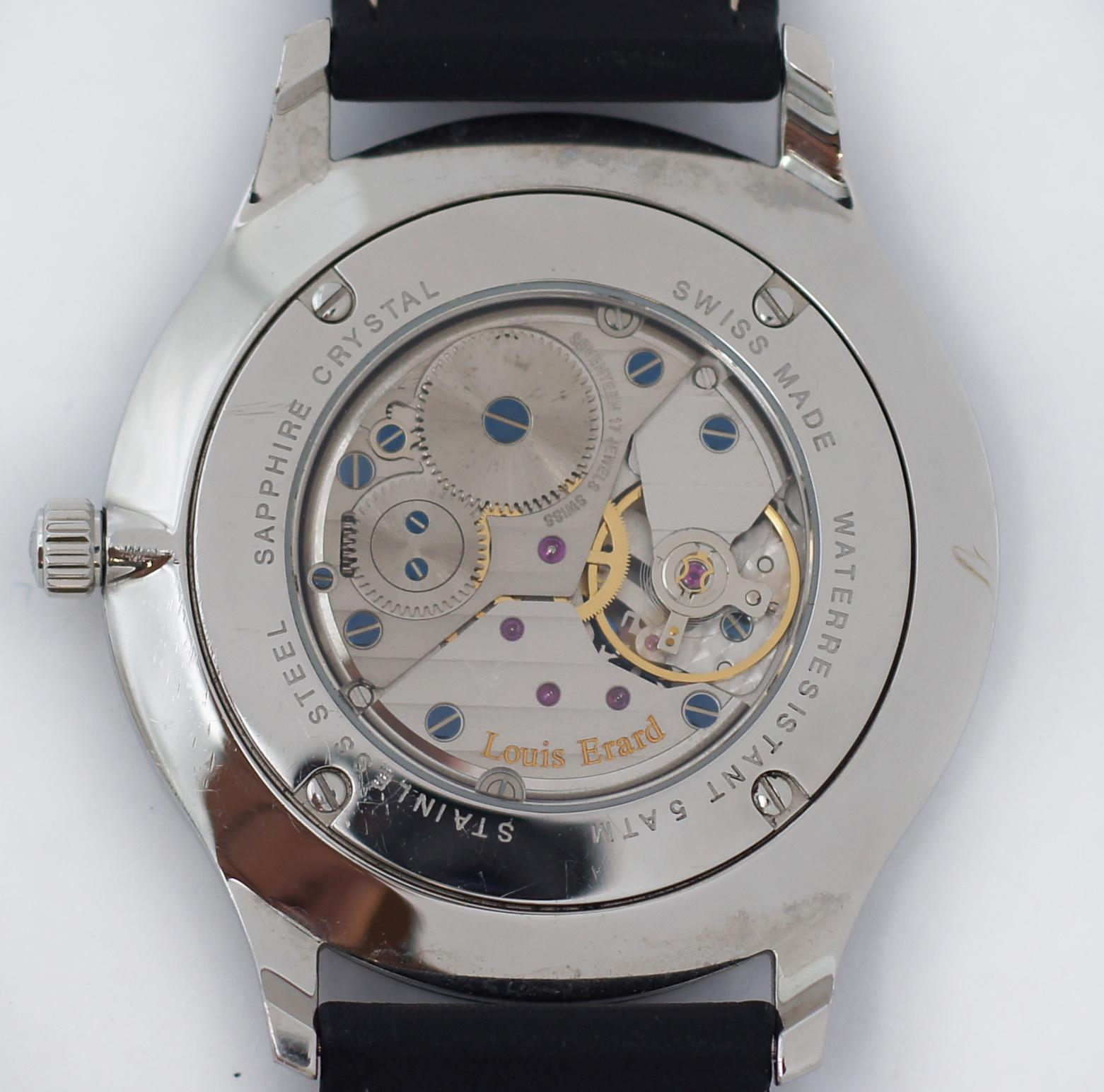 Louis Erard 1931 Mechanische Kleine Sekunde Offene Unruh 32217AA Herren