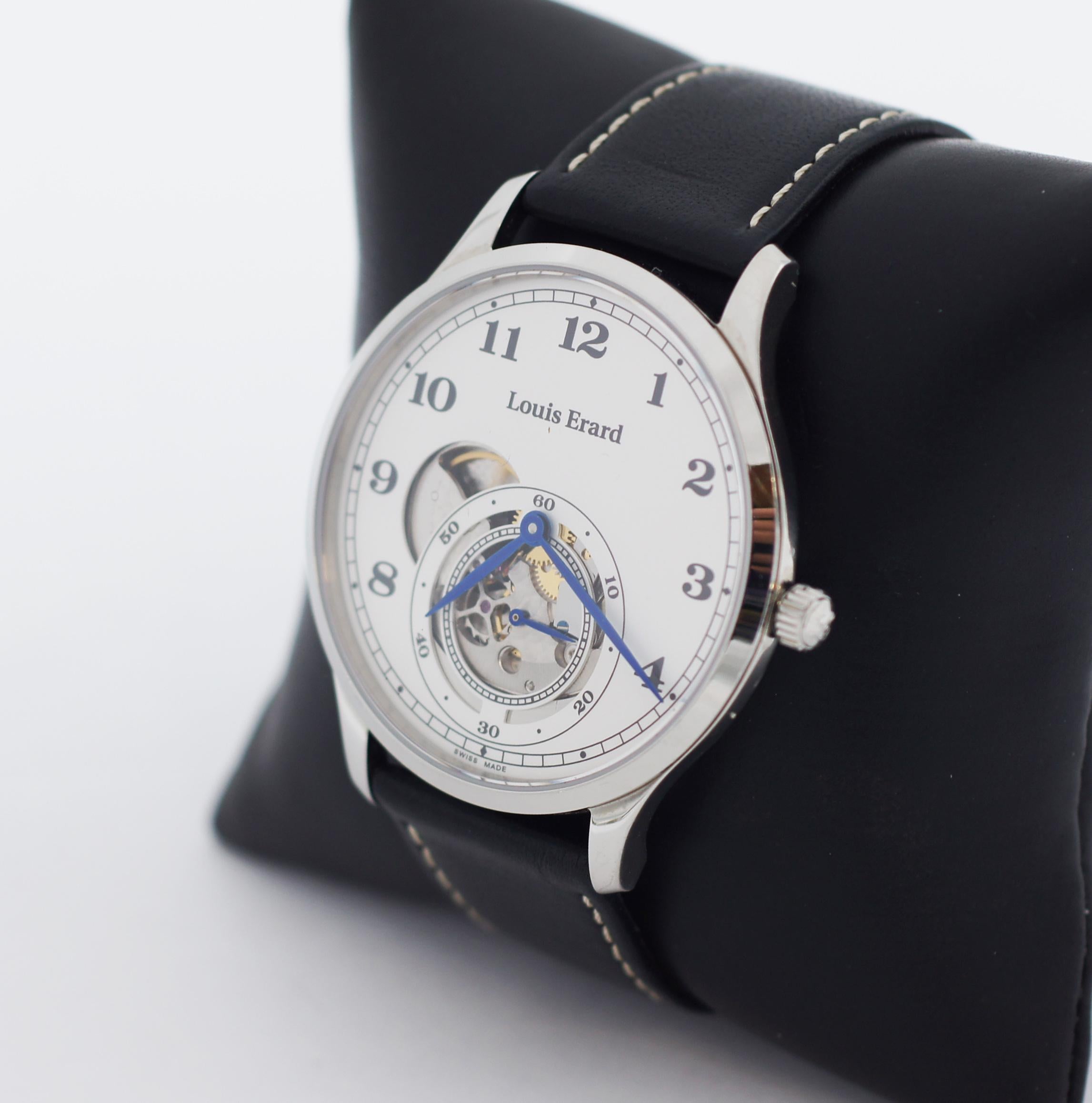 Louis Erard 1931 Mechanische Kleine Sekunde Offene Unruh 32217AA 2