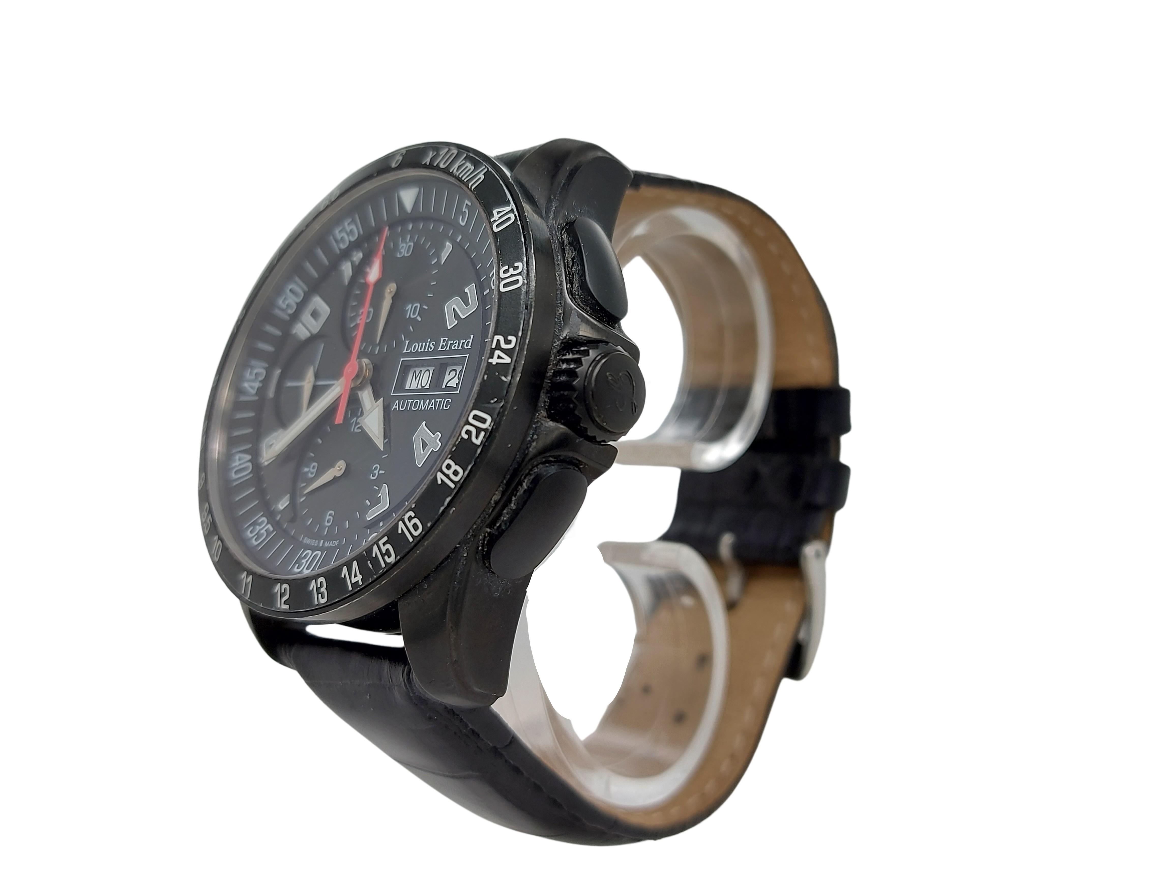 Louis Erard Automatik-Armbanduhr Durchmesser Chronofunktionen (Kunsthandwerker*in) im Angebot