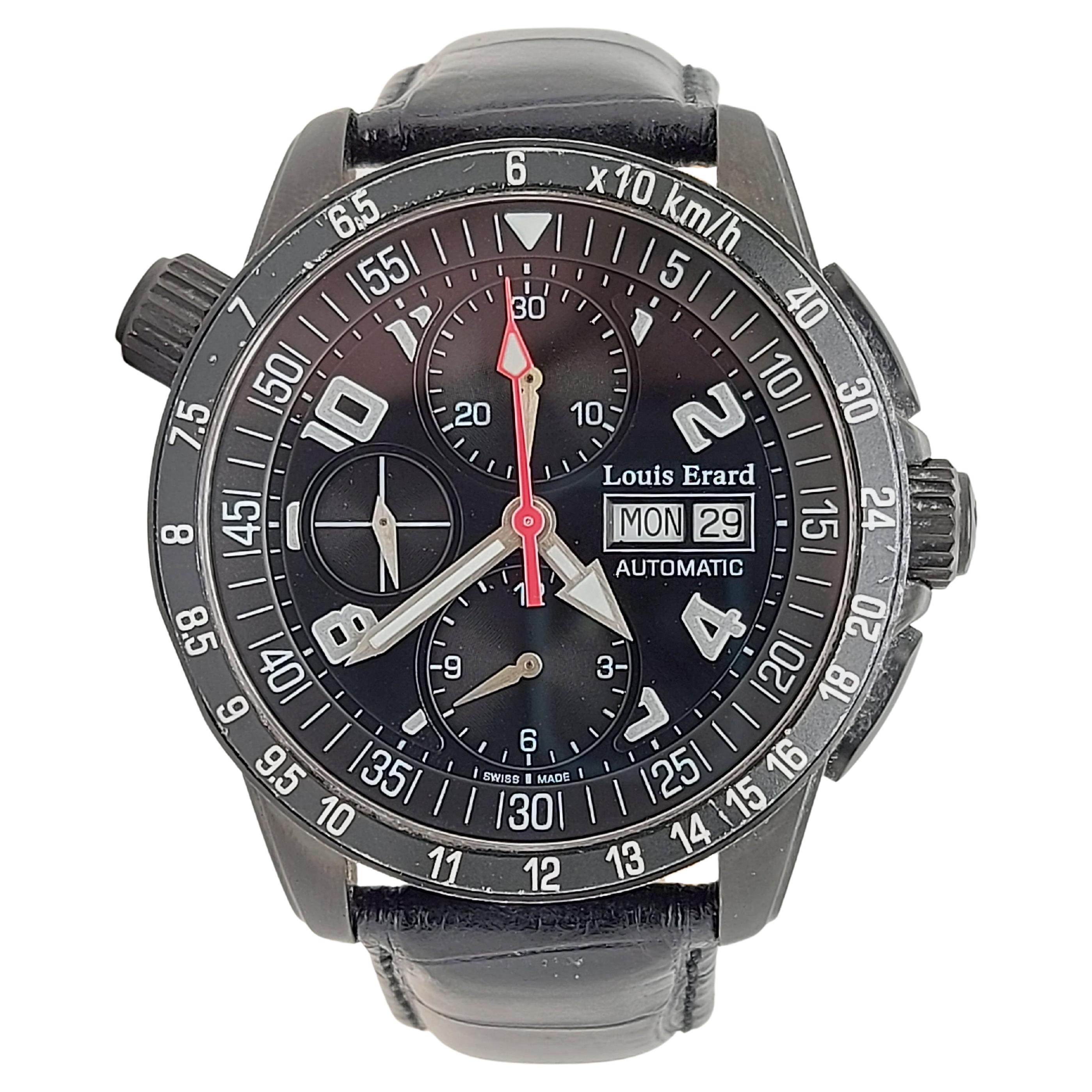 Louis Erard Automatic Wristwatch Diameter Chrono Functions For Sale