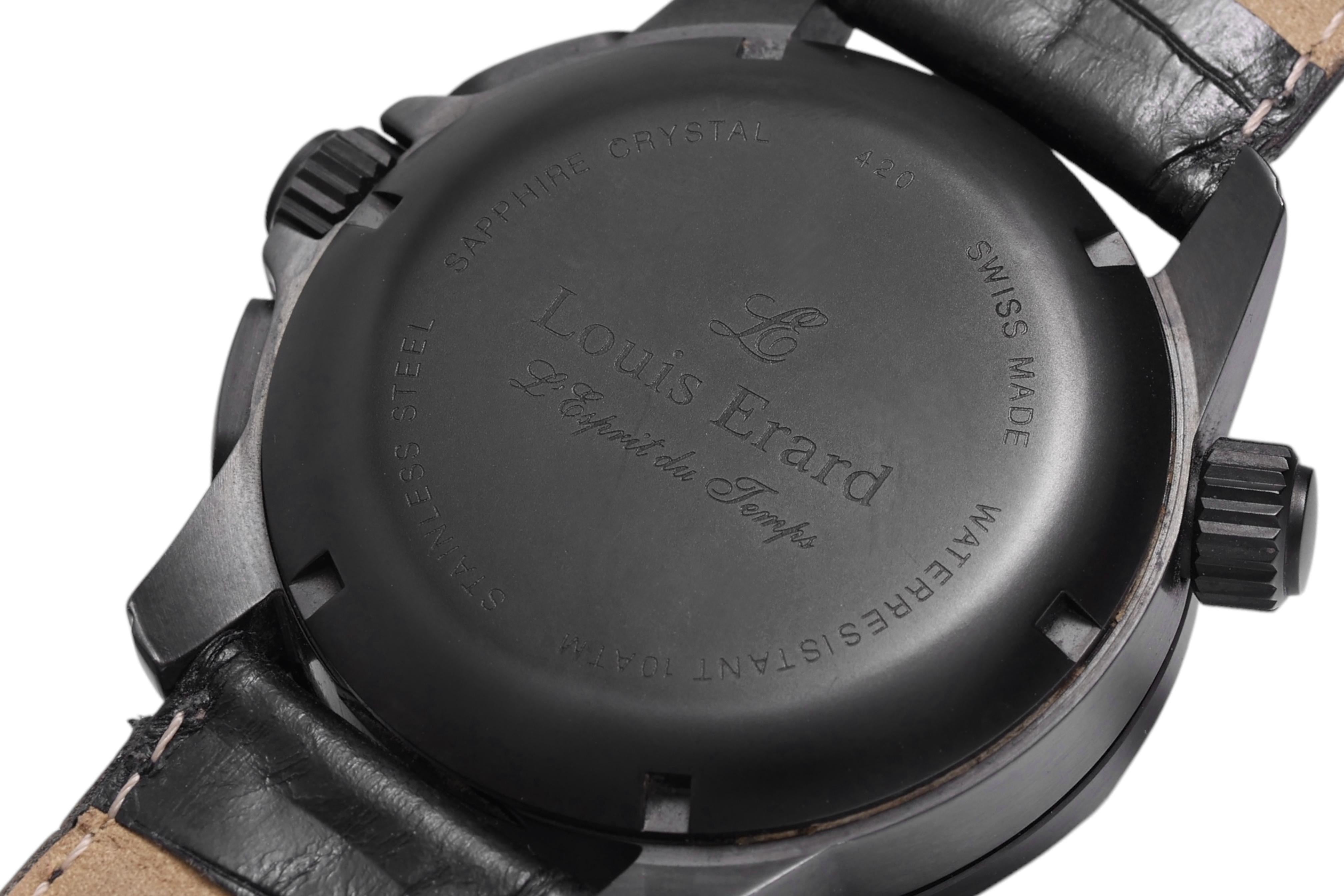 Louis Erard Automatik-Armbanduhr Durchmesser Chronofunktionen im Angebot 3