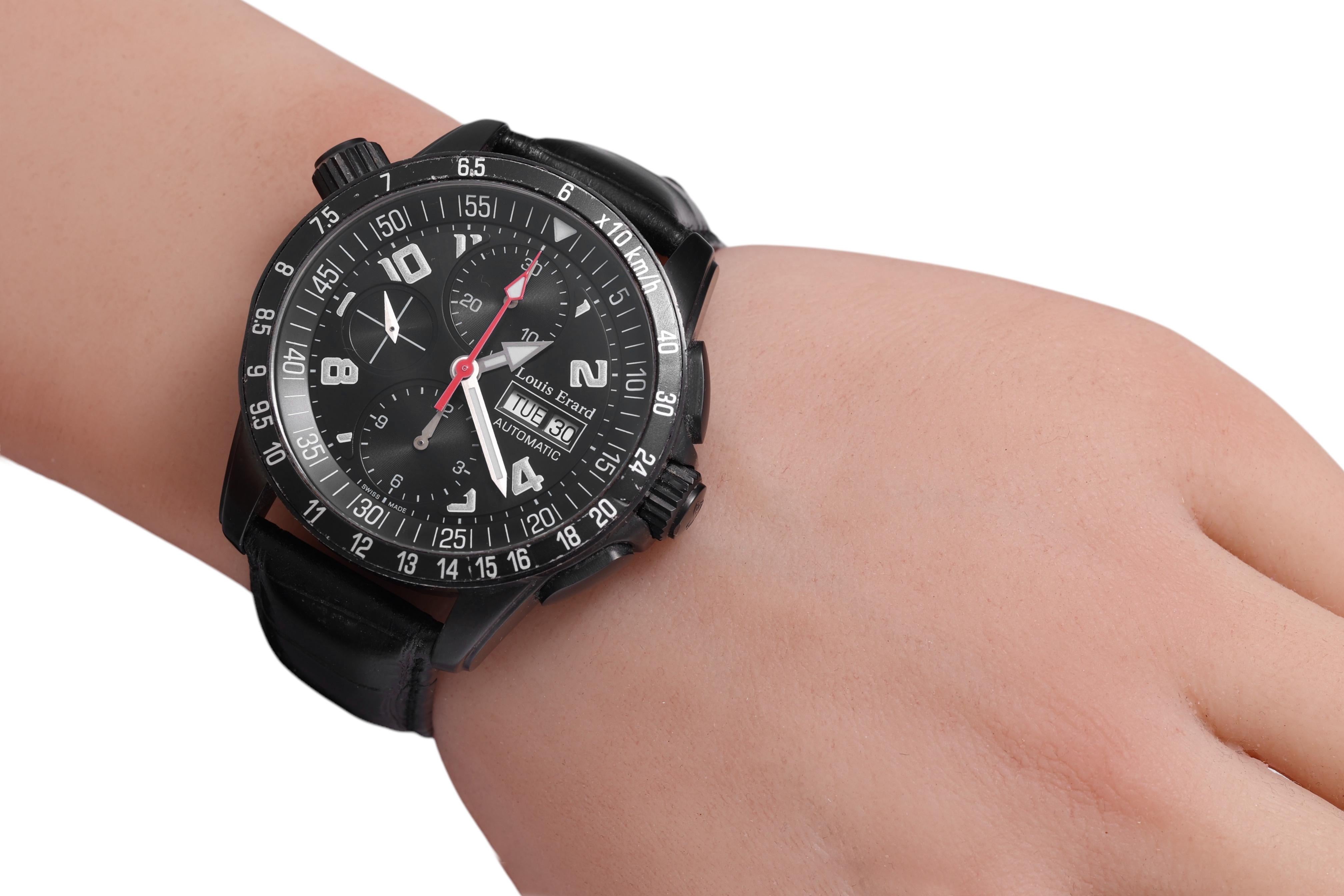 Louis Erard Automatik-Armbanduhr Durchmesser Chronofunktionen im Angebot 5