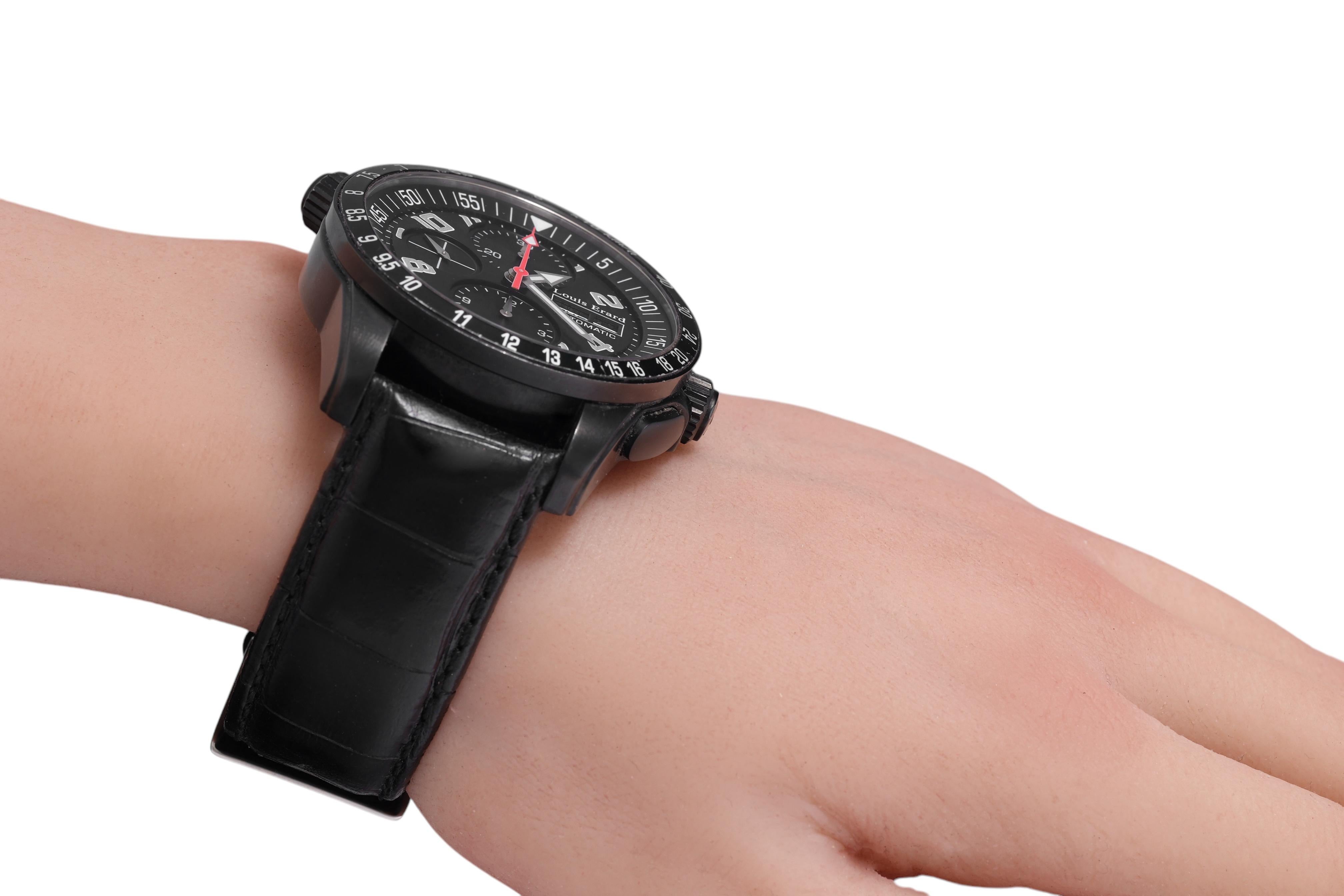 Louis Erard Automatik-Armbanduhr Durchmesser Chronofunktionen im Angebot 7