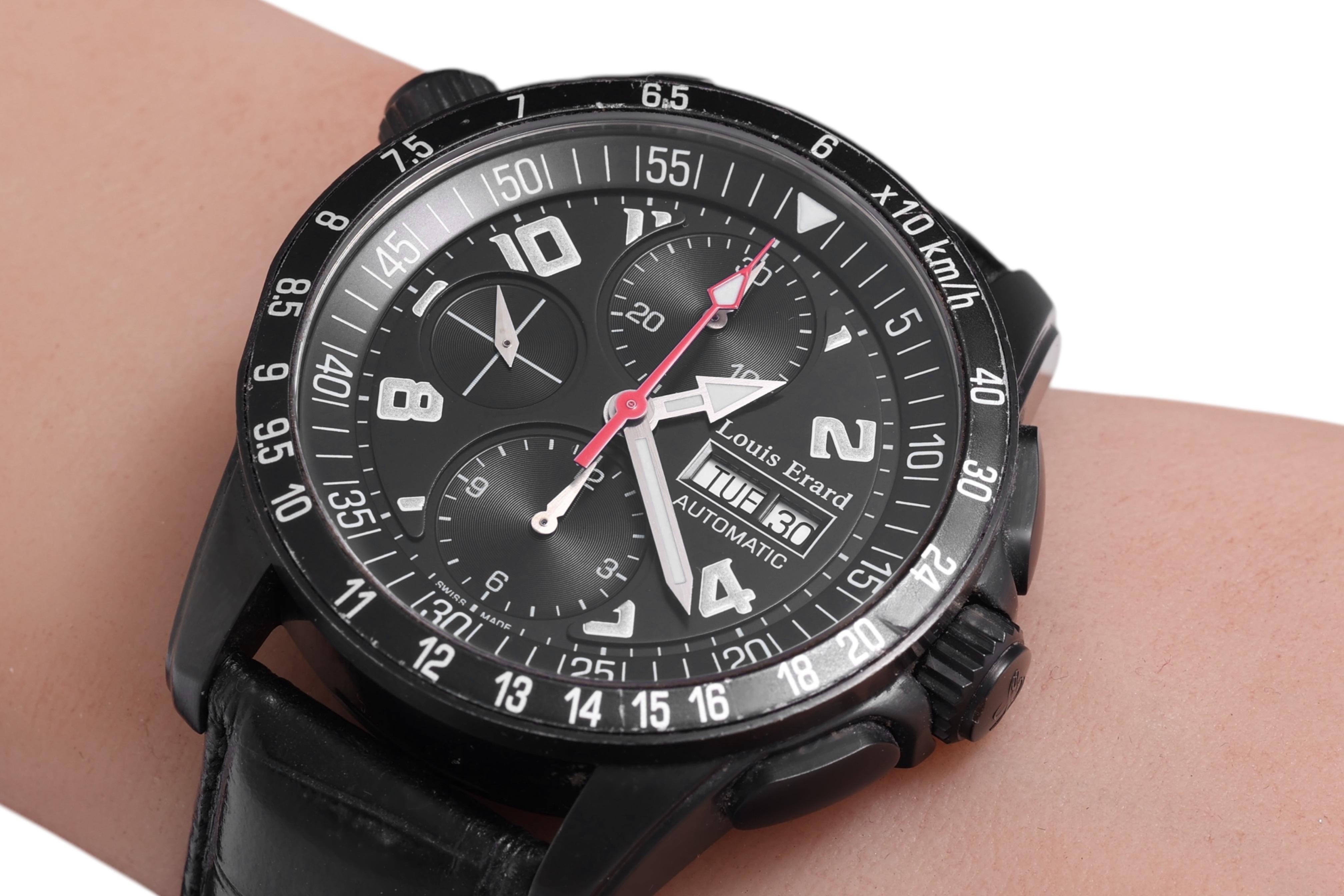 Louis Erard Automatik-Armbanduhr Durchmesser Chronofunktionen im Angebot 8