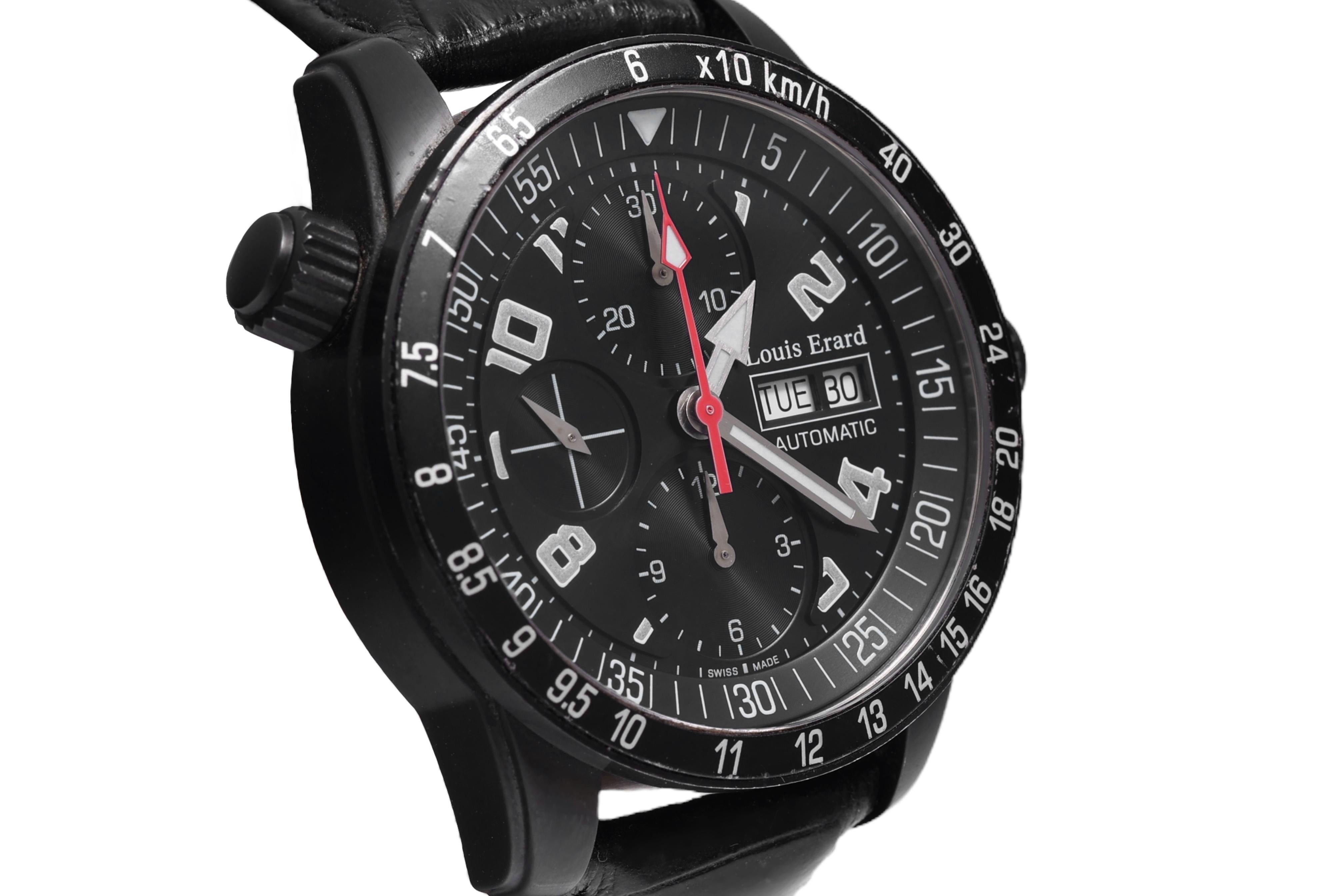 Louis Erard Automatik-Armbanduhr Durchmesser Chronofunktionen (Kunsthandwerker*in) im Angebot