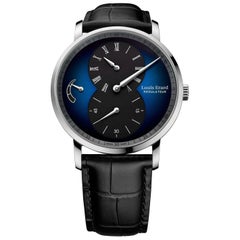 Louis Erard Excellence Regulator 54230AG55.BDC02, Blue Dial, Certified