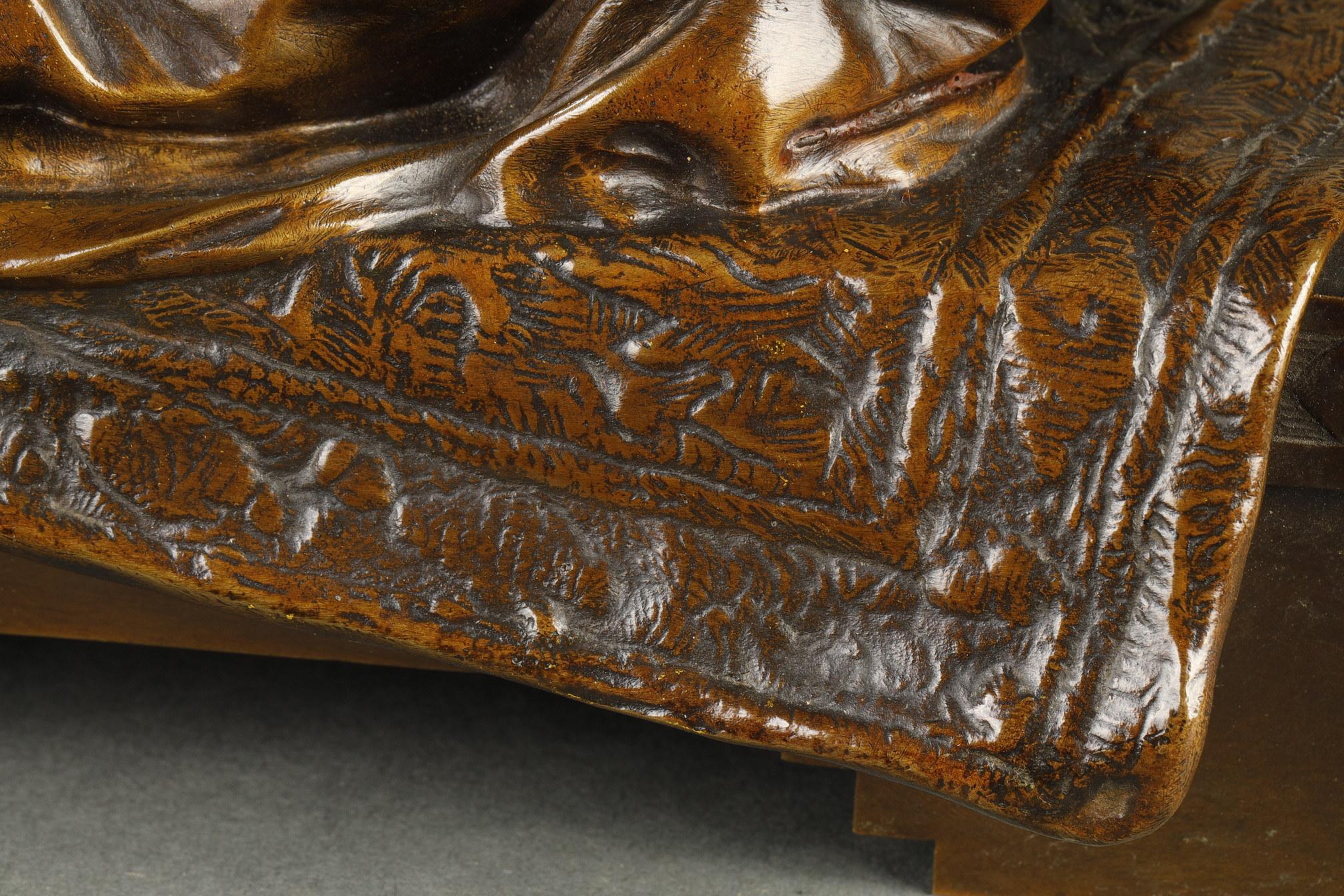 Giovane ragazza di Bou-Saada
di Louis Ernest Barrias (1841-1905)

Scultura in bronzo con una patina marrone scuro sfumata
Firmato sulla base 
