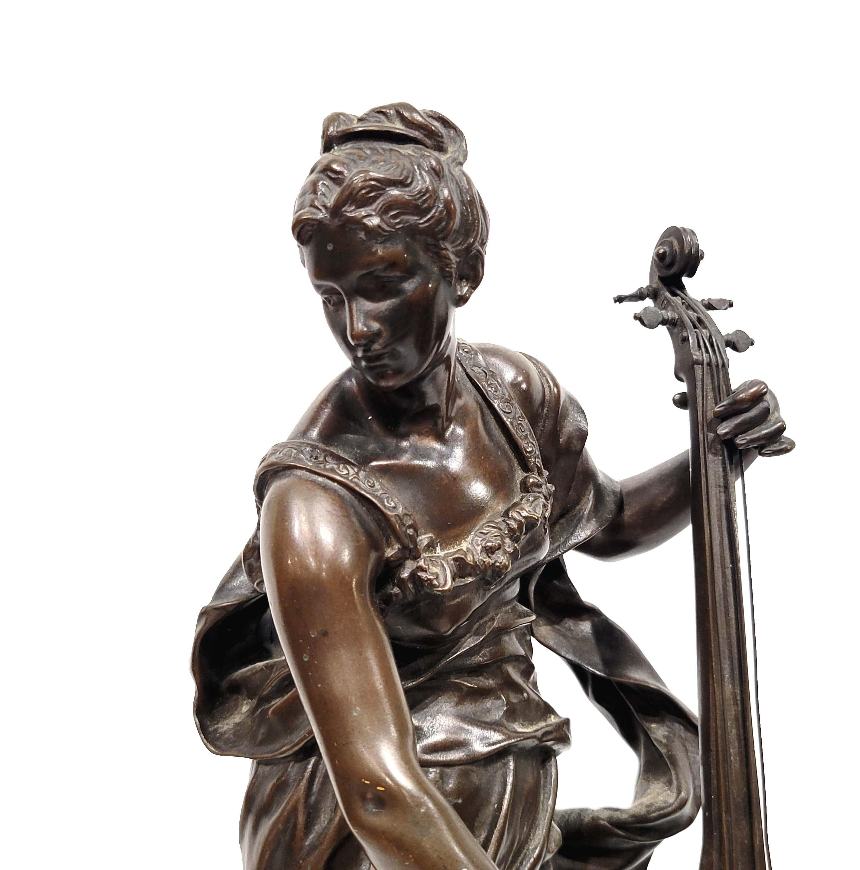 Louis-Ernest Barrias Bronze Sculpture 