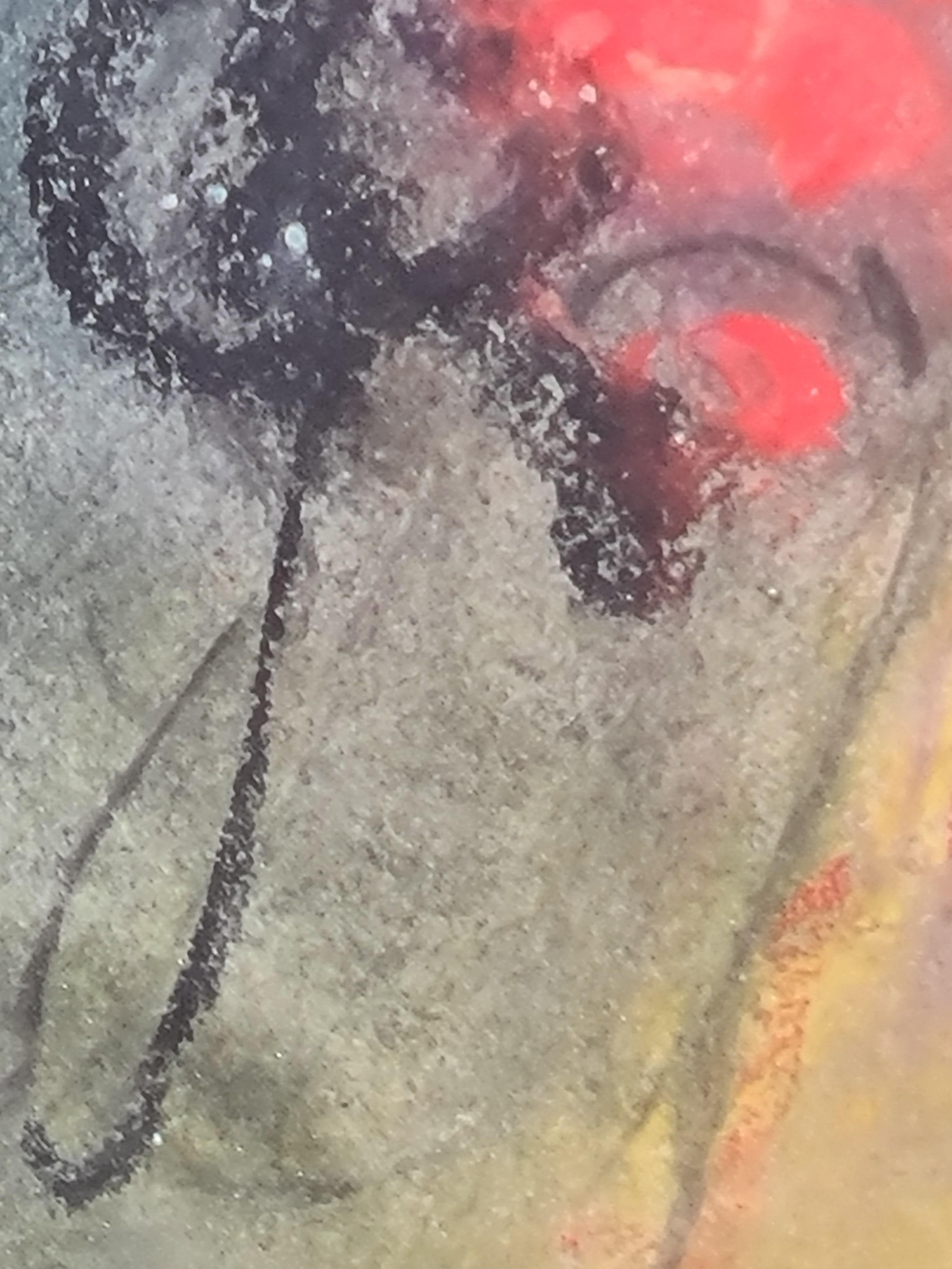 Portrait romantique au pastel d'une beauté espagnole par Louis Fortuney. L'œuvre est signée en bas à droite, titrée au dos du tableau et présentée dans un beau cadre en bois sculpté et doré sous verre.

Fortuney a voyagé dans le sud de l'Espagne au