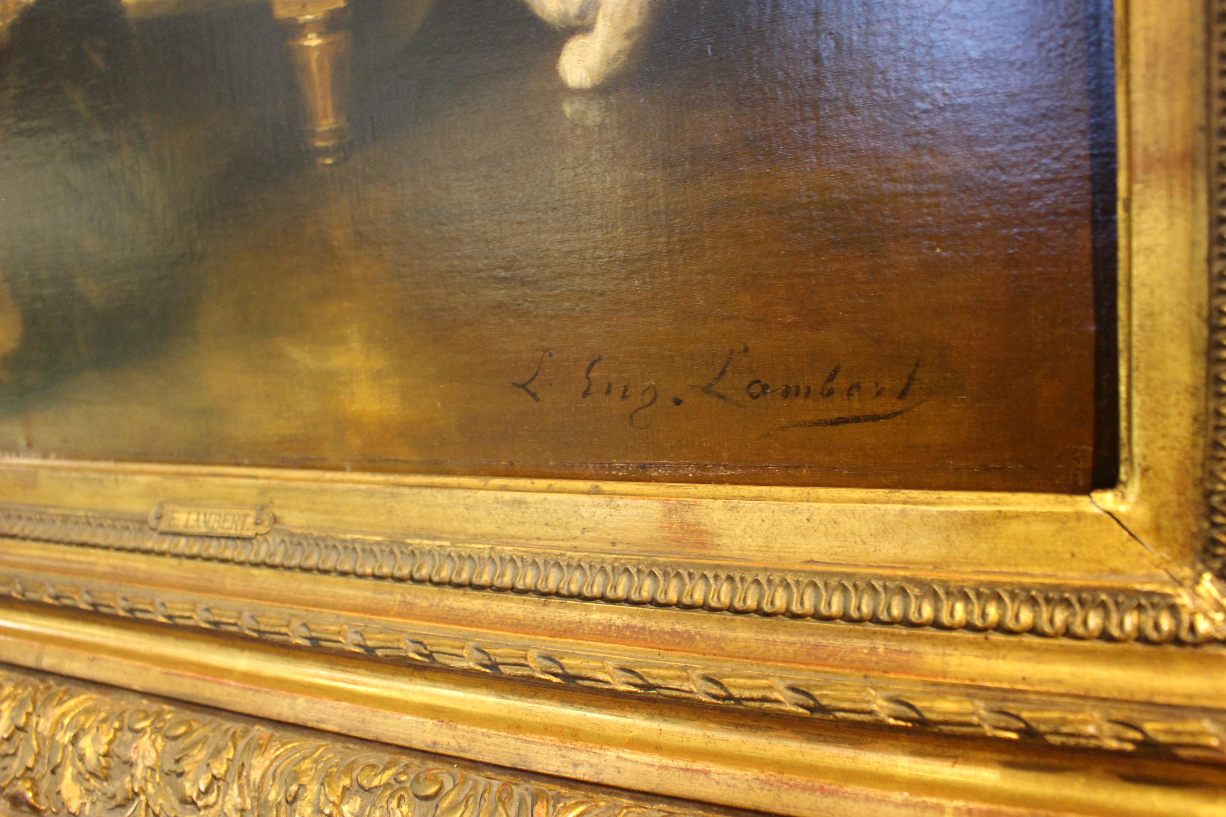 Louis-Eugene Lambert, König des Hügels (Farbe) im Angebot