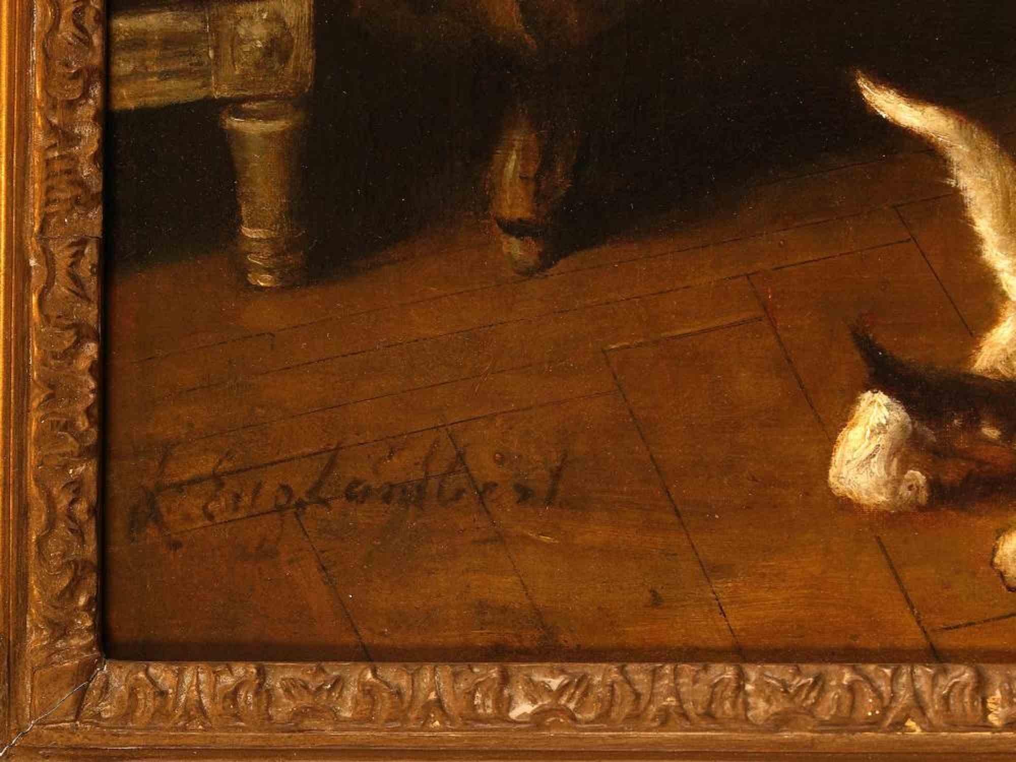 old paintings of cats