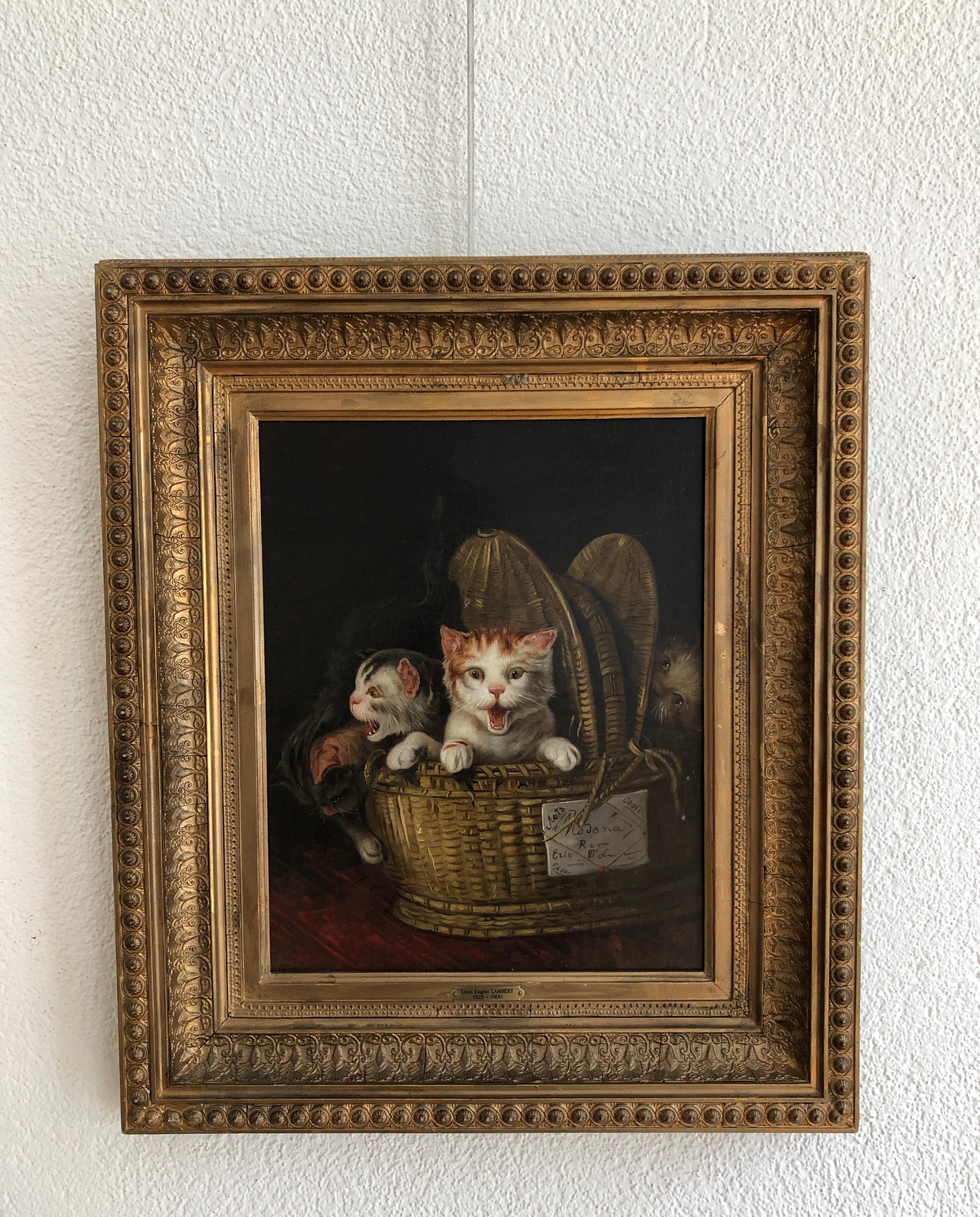I nuovi arrivati - Painting di  Louis Eugène Lambert