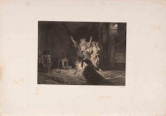 Les Sorcières de Mechlin (The Witches of Mechlin) - Lithograph - 1846