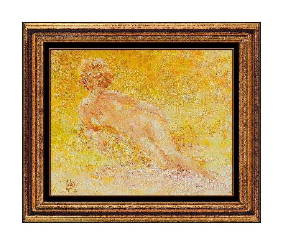 Louis Fabien Authentic & Original Oil Painting on Canvas, Professionally Custom Framed in its Vintage Moulding and listed with the Submit Best Offer option

Accepting Offers Now: The item up for sale is a spectacular Oil Painting on Canvas by