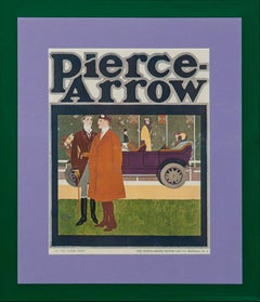 "Pierce Arrow" Advert Signage by Louis Delton Fancher