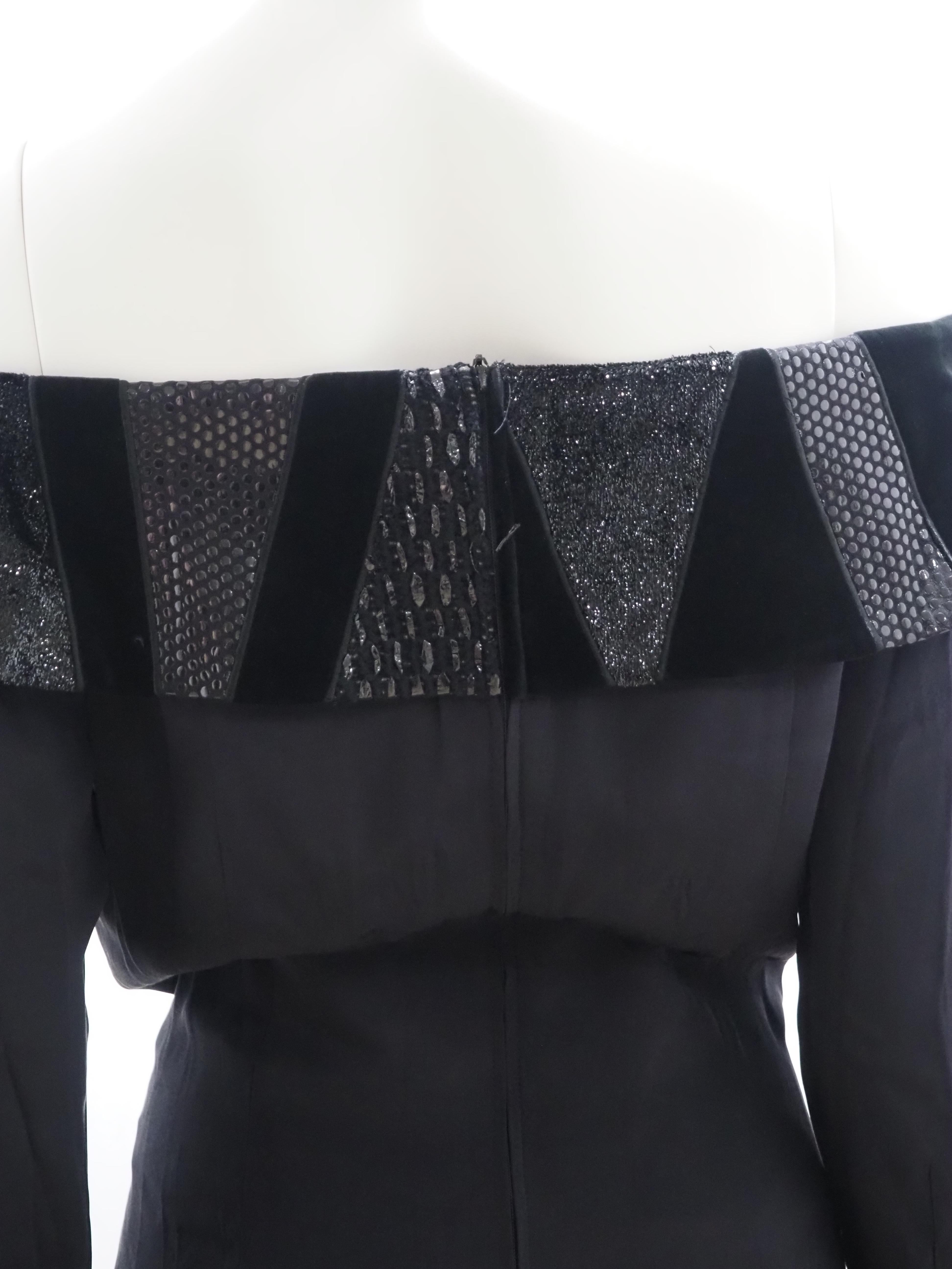 Women's Louis Féraud black dress For Sale