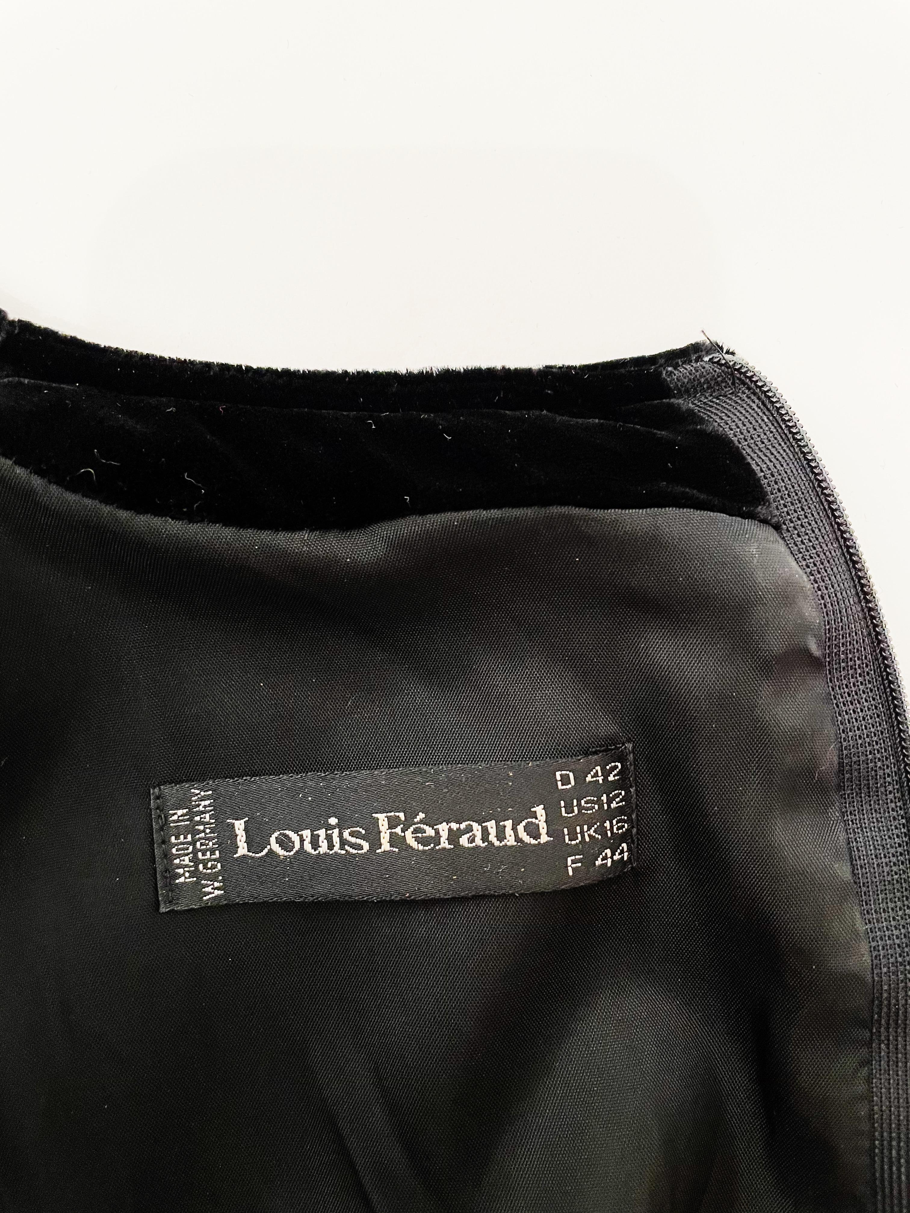 Louis Feraud Black Polka Dot Dress  For Sale 4