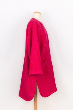 Louis Feraud Blended Mohair and Wool Coat