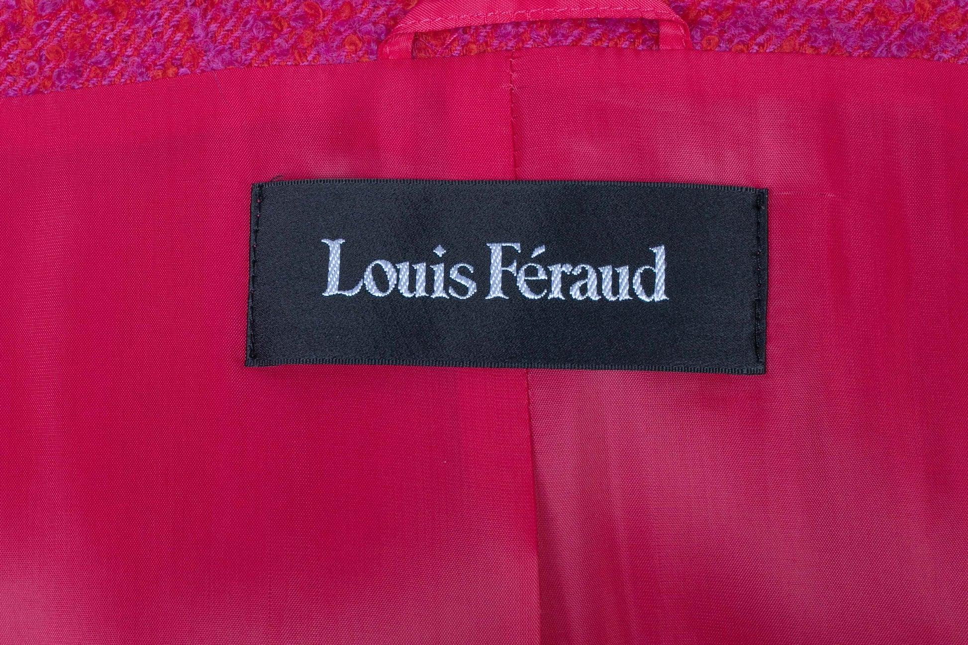 Louis Feraud Blended Mohair and Wool Coat For Sale 2