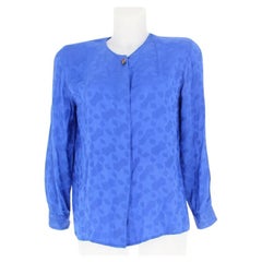 Louis Féraud Blue Star Shirt, 1990's