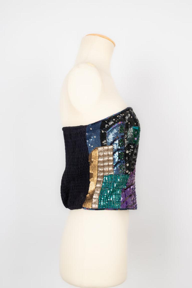 Louis Feraud Bustier-Oberteil im Zustand „Gut“ im Angebot in SAINT-OUEN-SUR-SEINE, FR