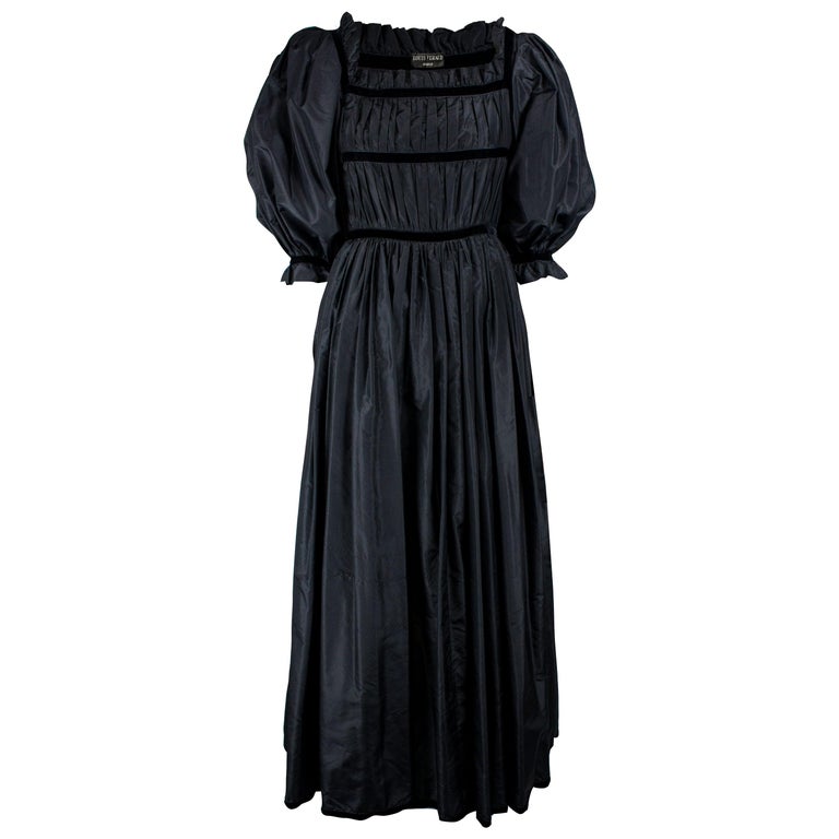 Louis Feraud couture maxi evening dress, circa 1970s For Sale at 1stDibs