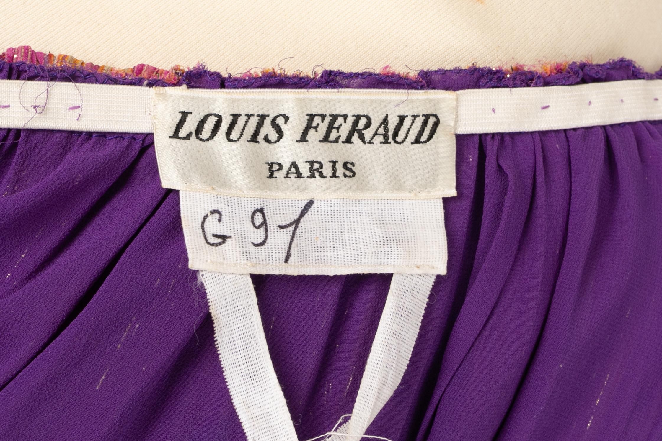 Louis Feraud dress 1980s For Sale 5