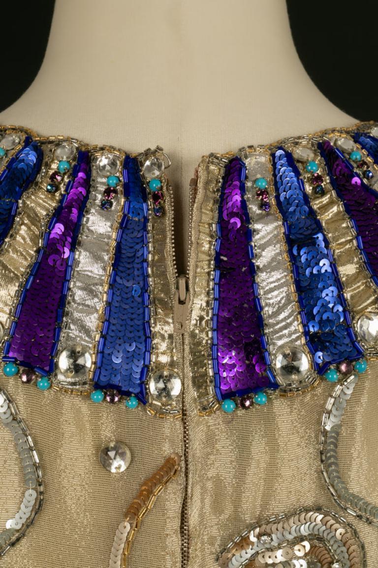 Louis Féraud Robe et pantalon Haute Couture Automne 1982/83 en vente 2
