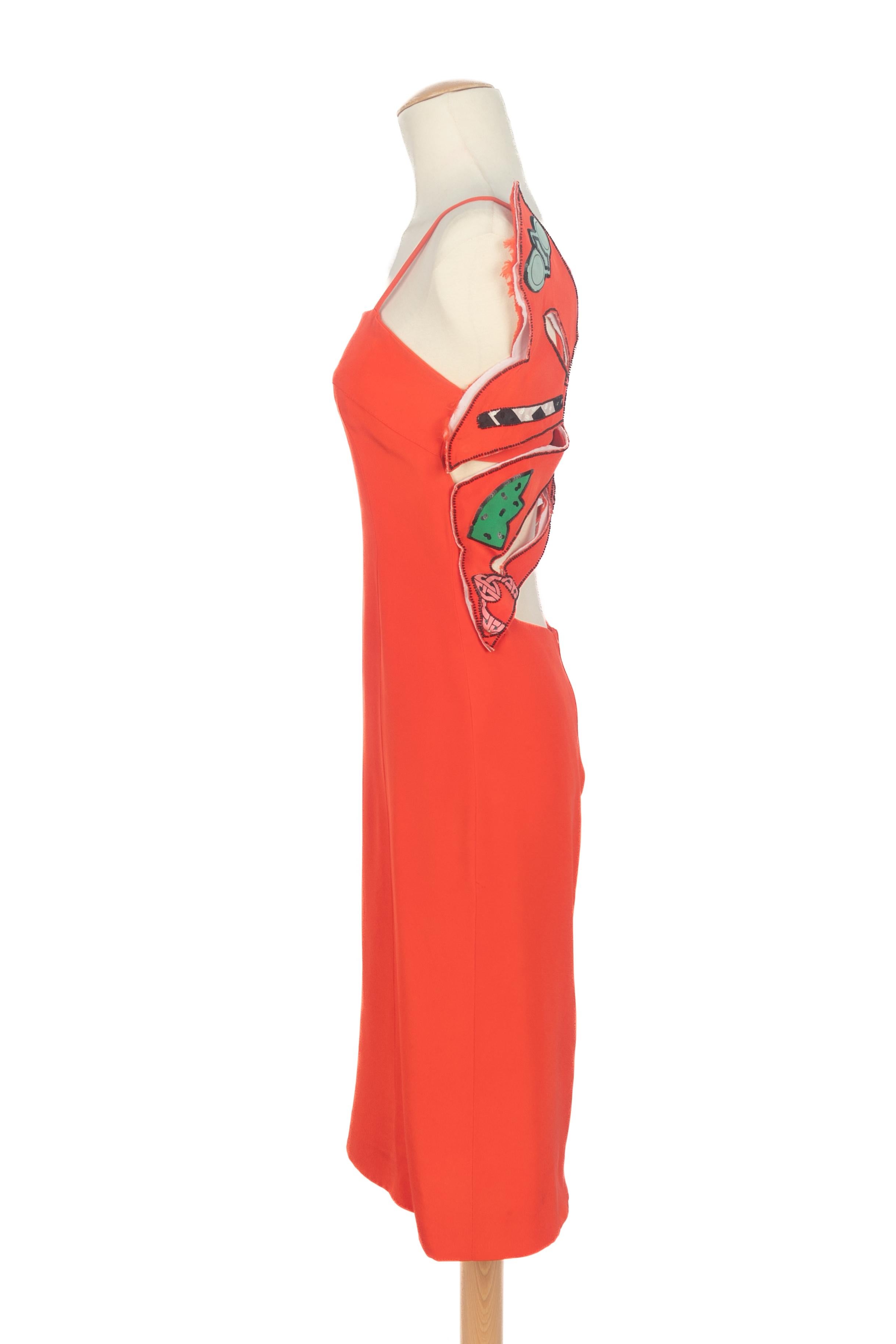 Robe 'Butterfly' de Louis Feraud Haute Couture Printemps-Eté 1986 en vente 3