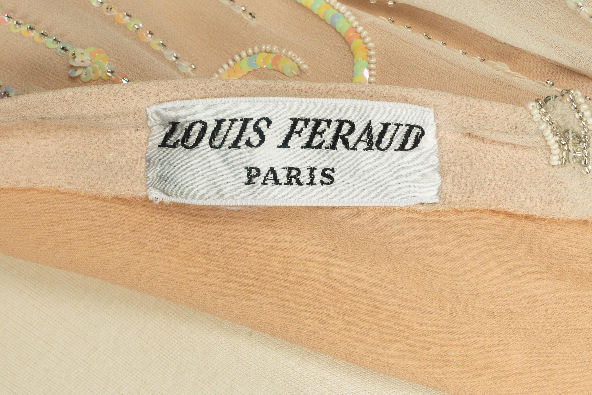 Louis Feraud Abendkleid Haute Couture im Angebot 6