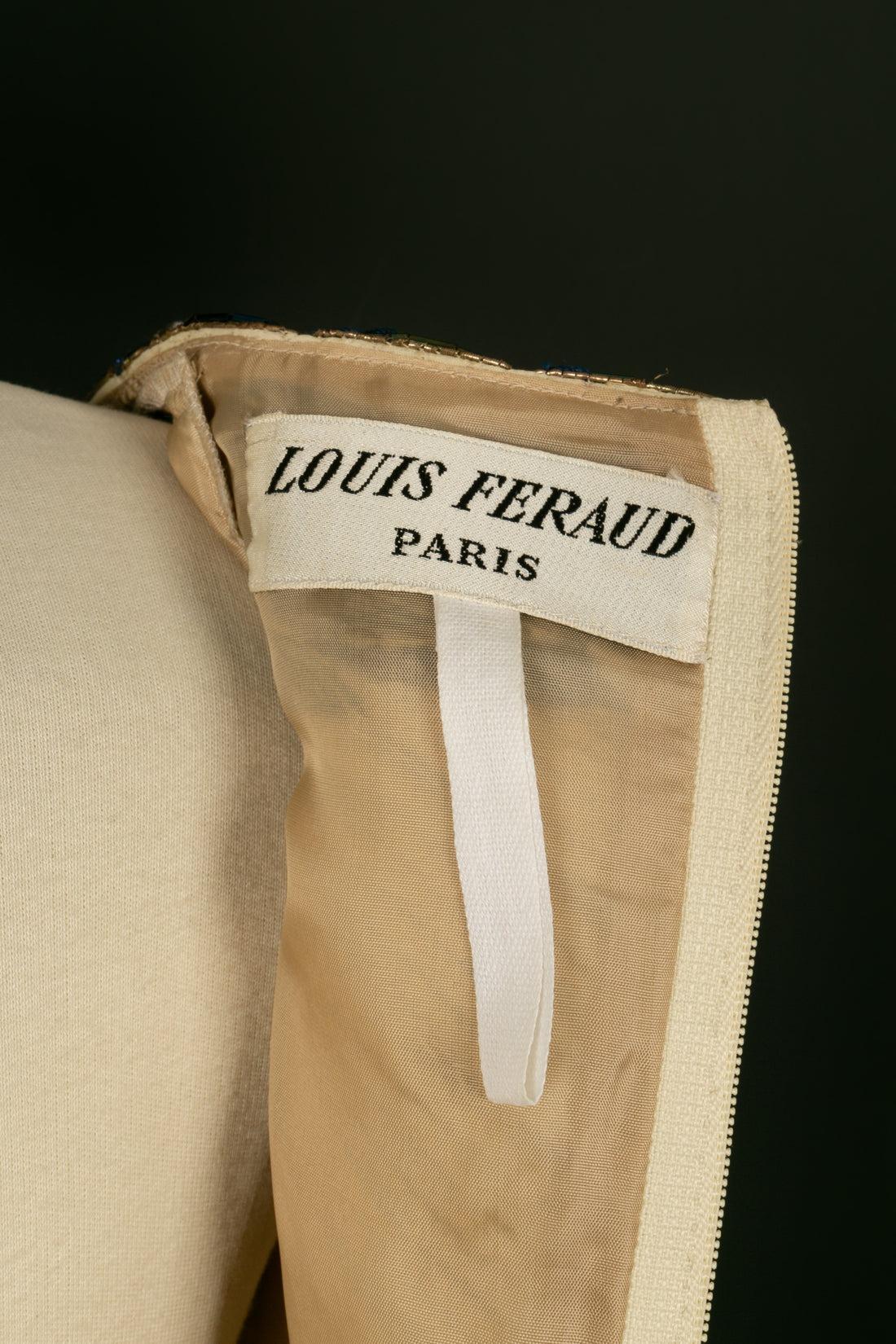 Louis Féraud Golden Dress Haute Couture, 1991/92 For Sale 6