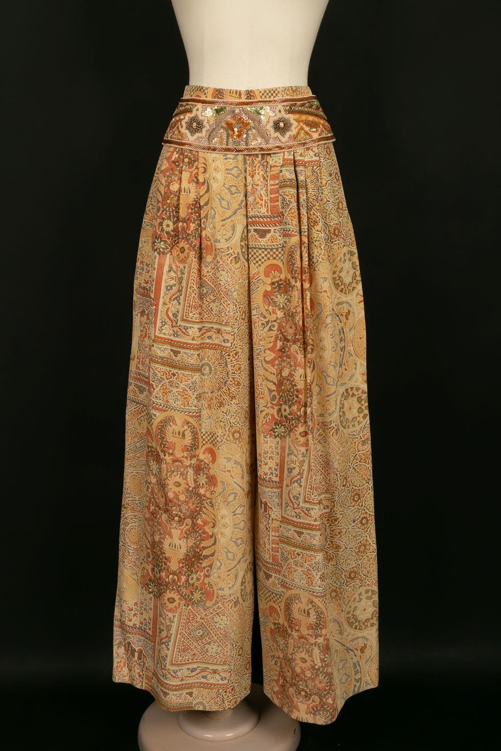 Louis Féraud Haute Couture Embroidered Set, Circa 1990 For Sale 10