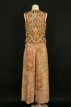 Louis Féraud Haute Couture Embroidered Set, Circa 1990