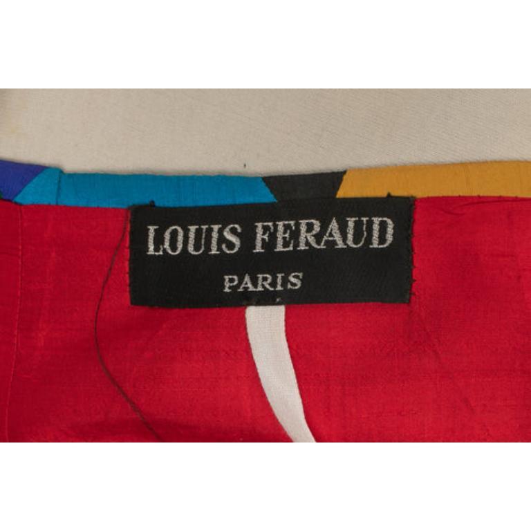 Louis Feraud Haute Couture Short Patchwork Skirt For Sale 2
