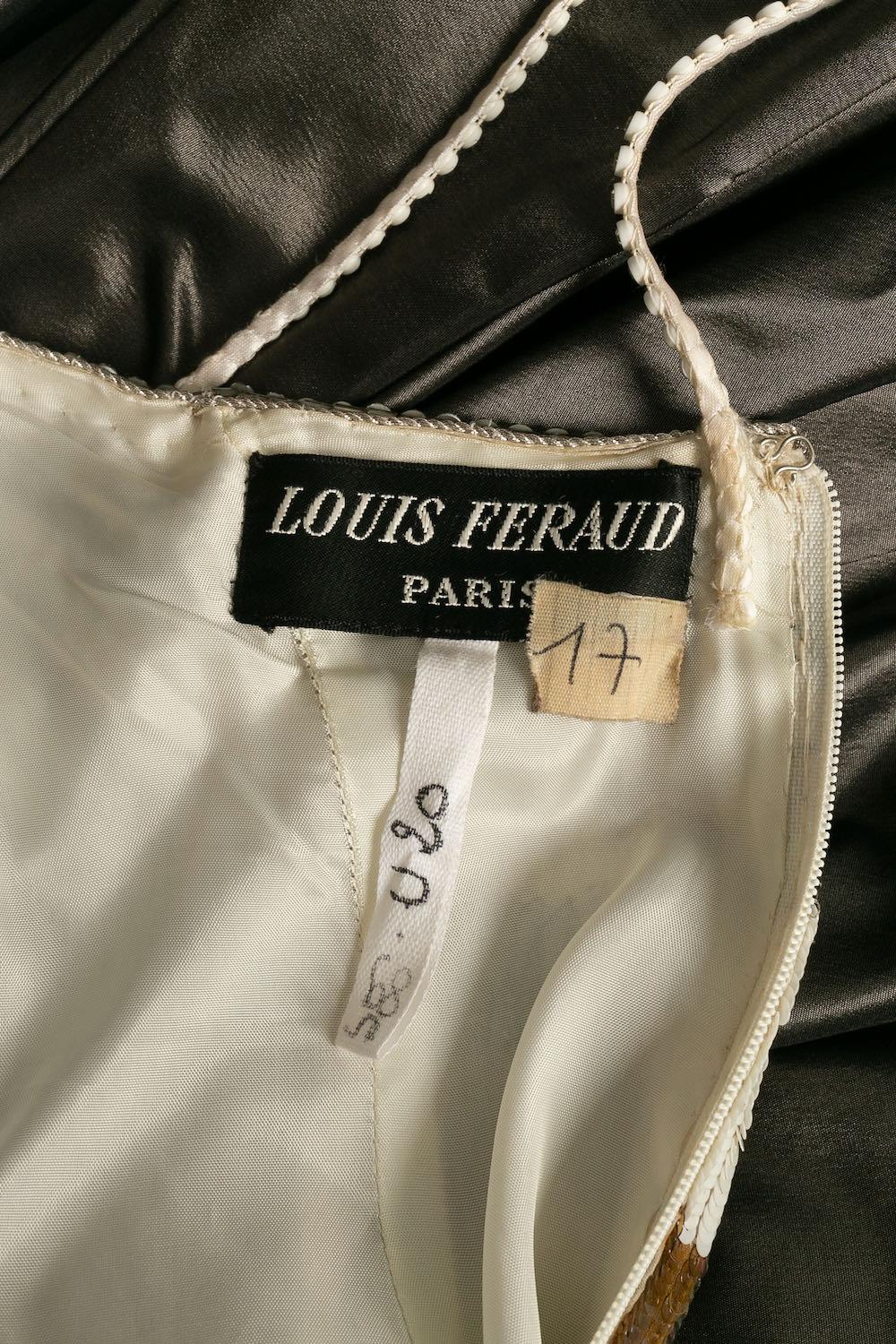 Louis Féraud Alta Costura Vestido 
