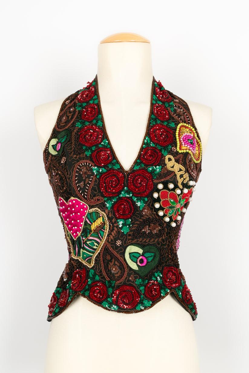Louis Féraud Haute Couture Top 1990's For Sale 1
