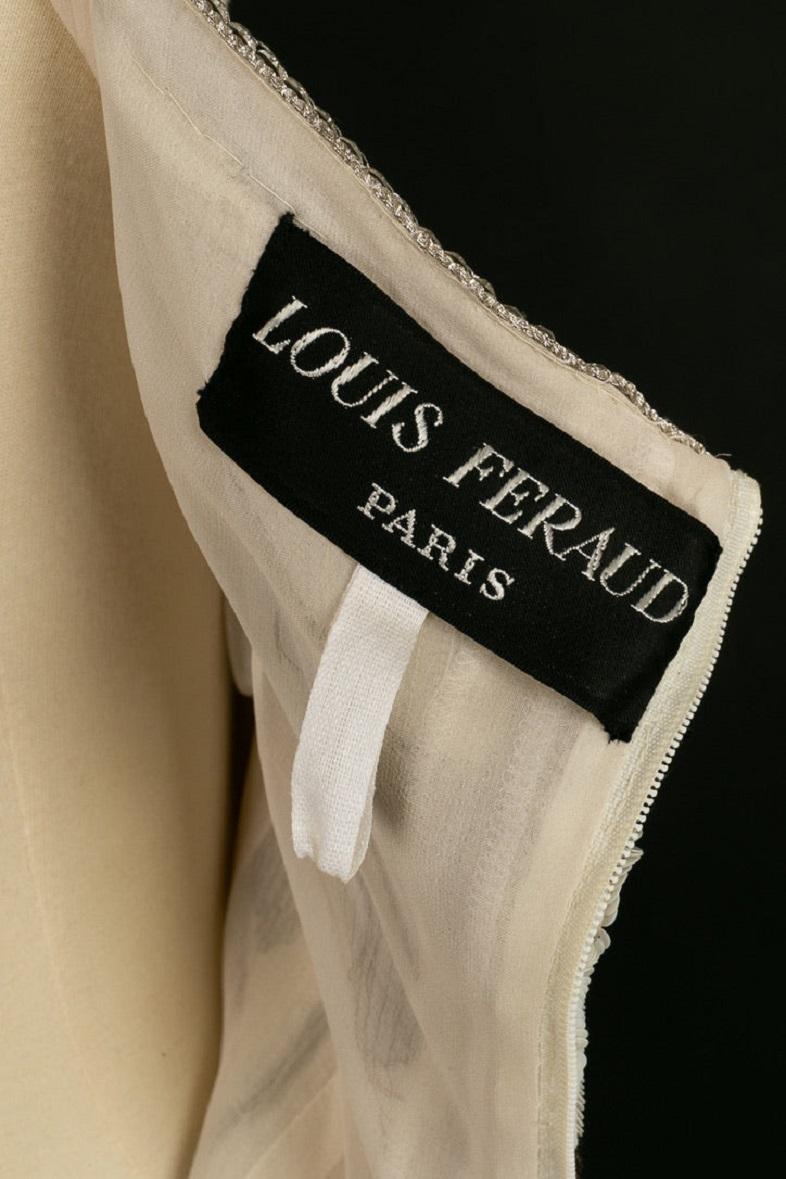 Louis Féraud Haute Couture Top with Sequins For Sale 2