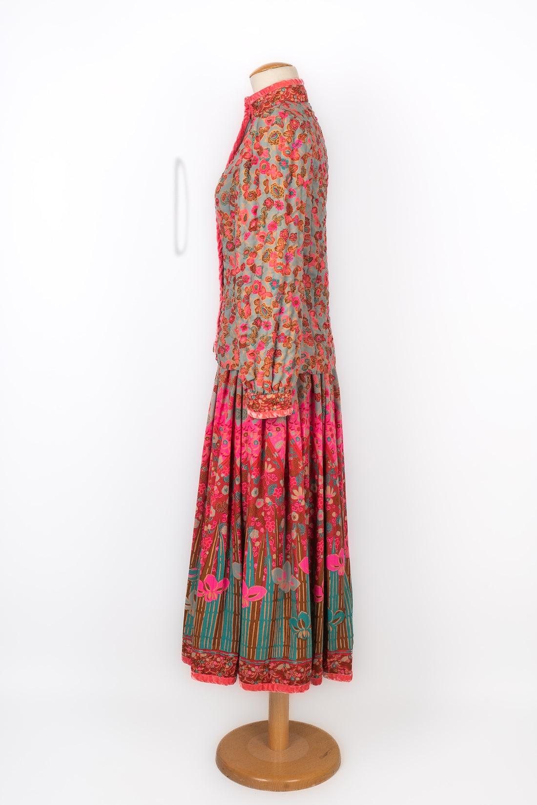 Louis Feraud Jacket and Skirt Set Haute Couture For Sale 1