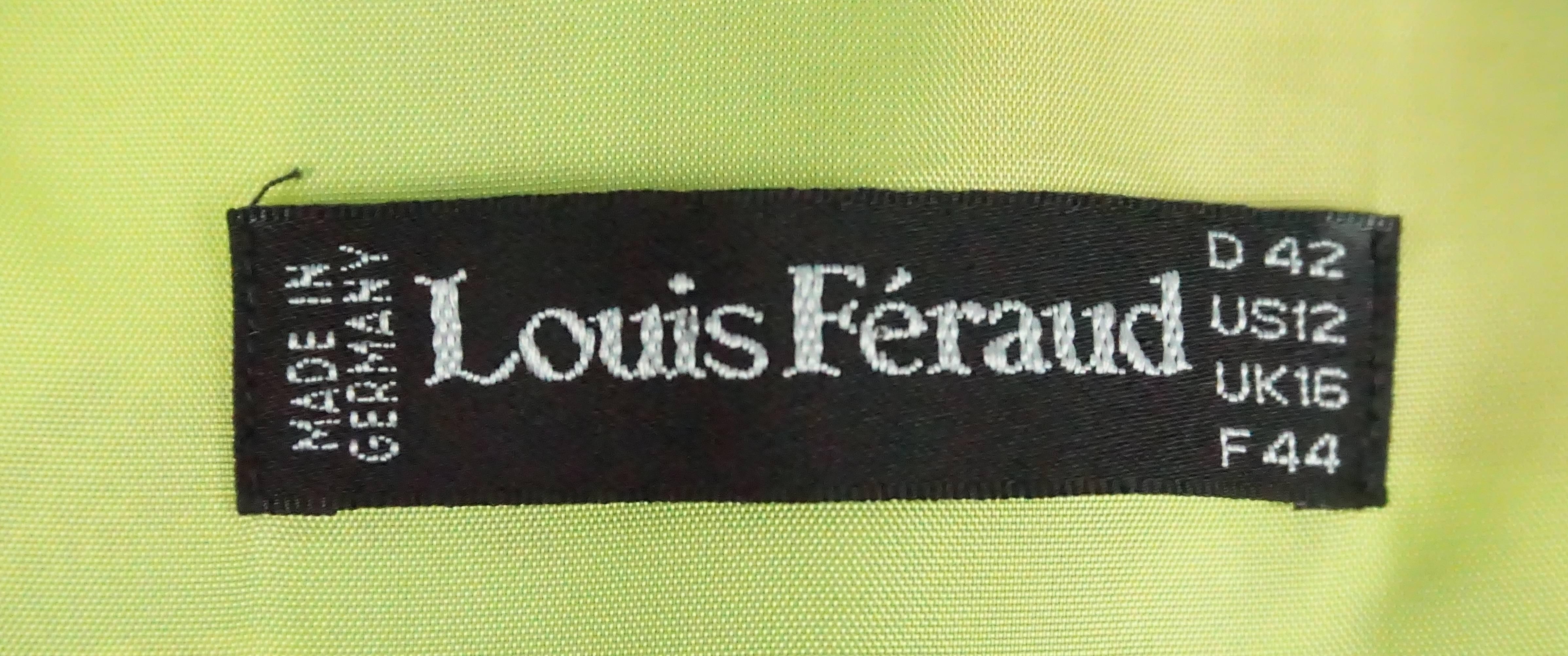 Louis Feraud Multi Silk Print Shift Dress  For Sale 1