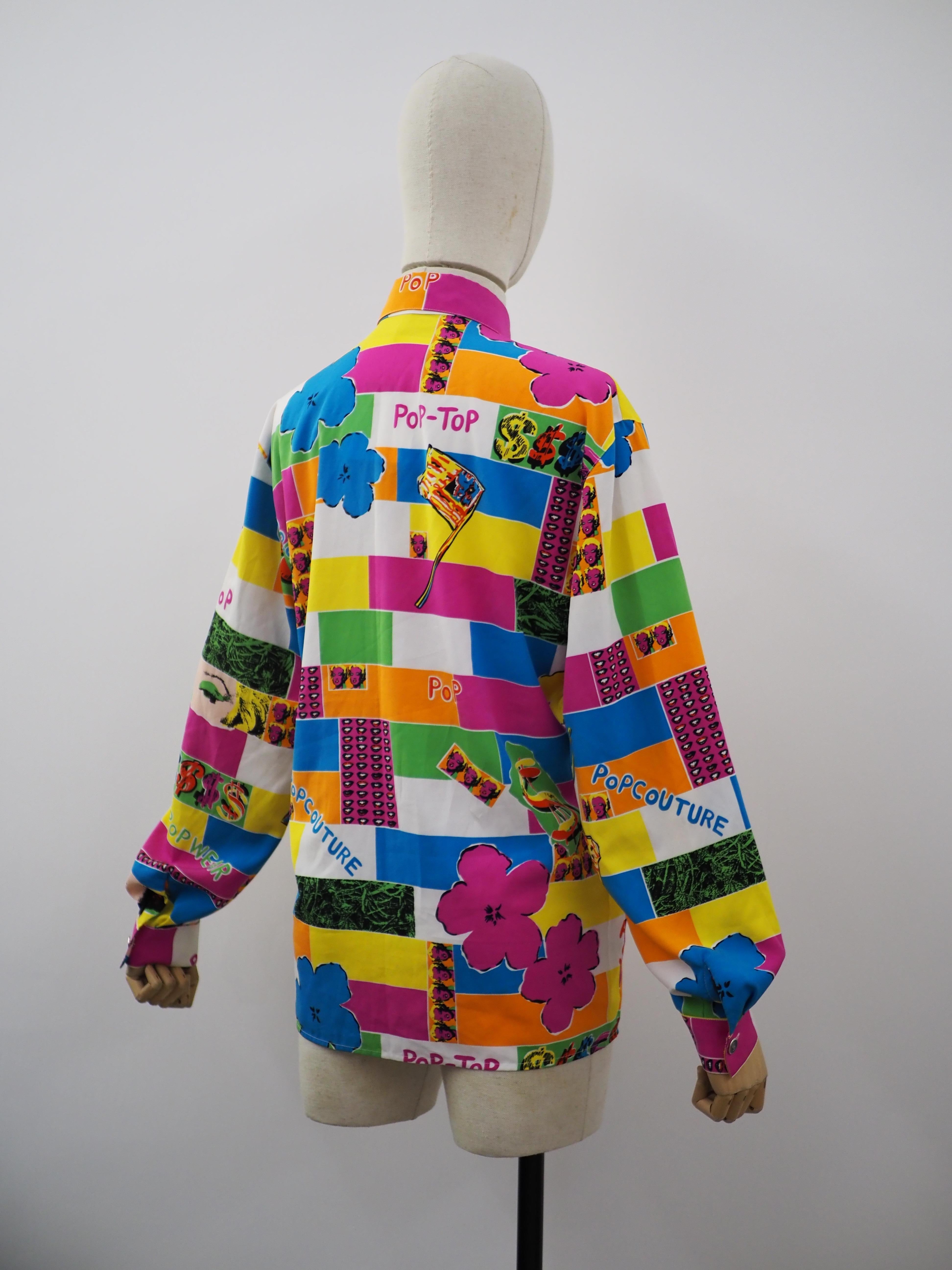 Louis Féraud multicoloured vintage shirt 6