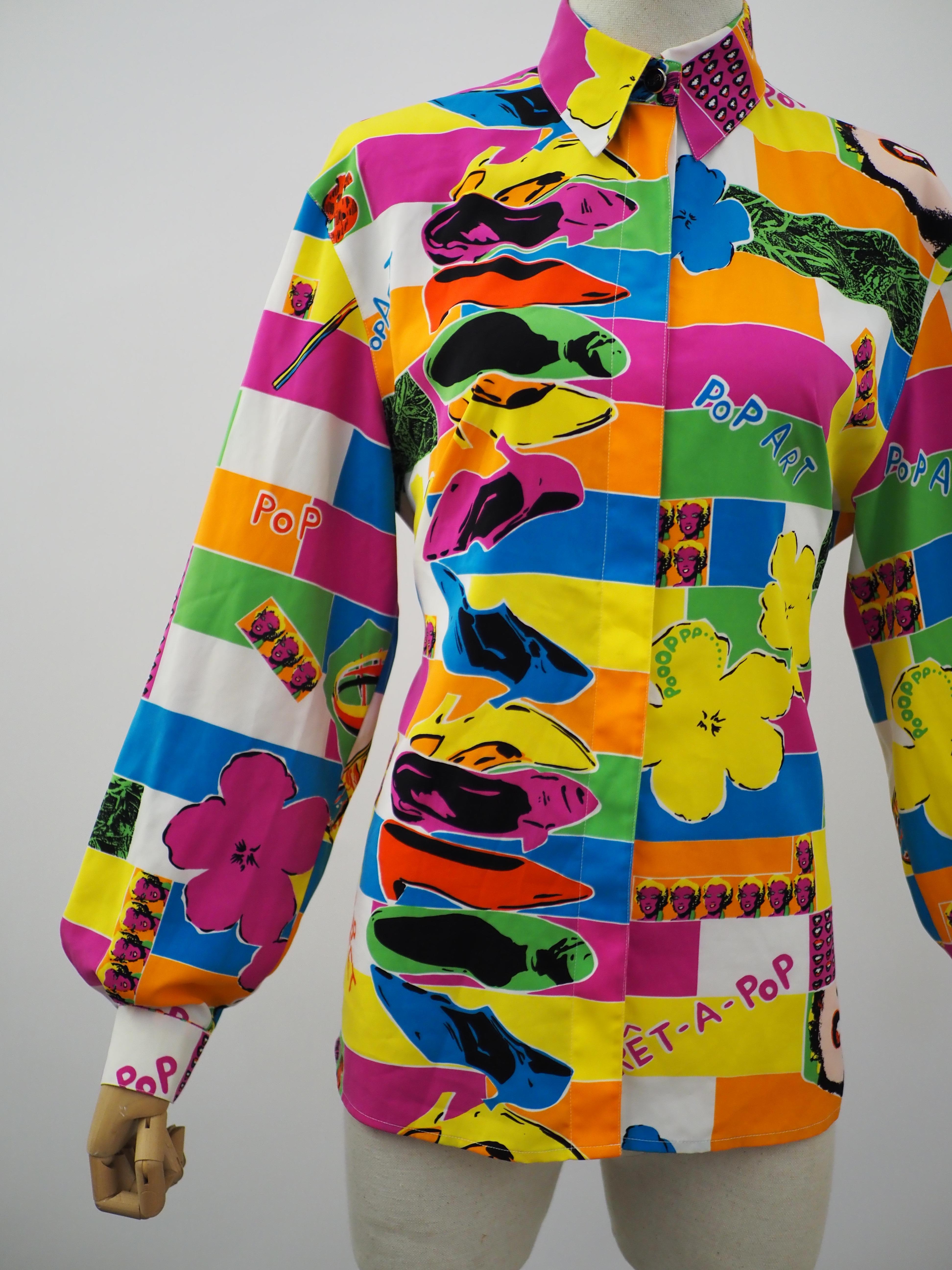 Louis Féraud multicoloured vintage shirt 11
