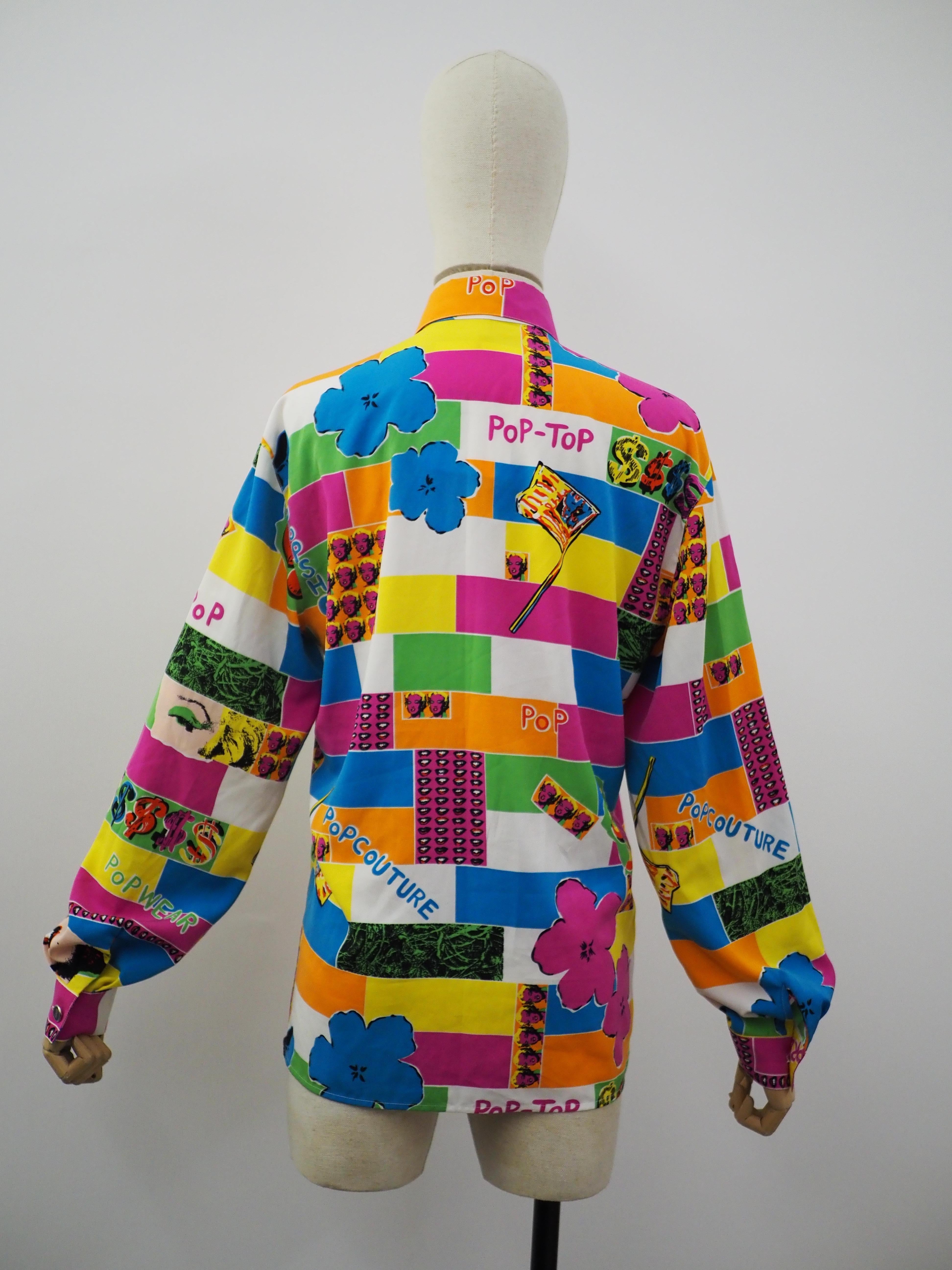 Louis Féraud multicoloured vintage shirt 4