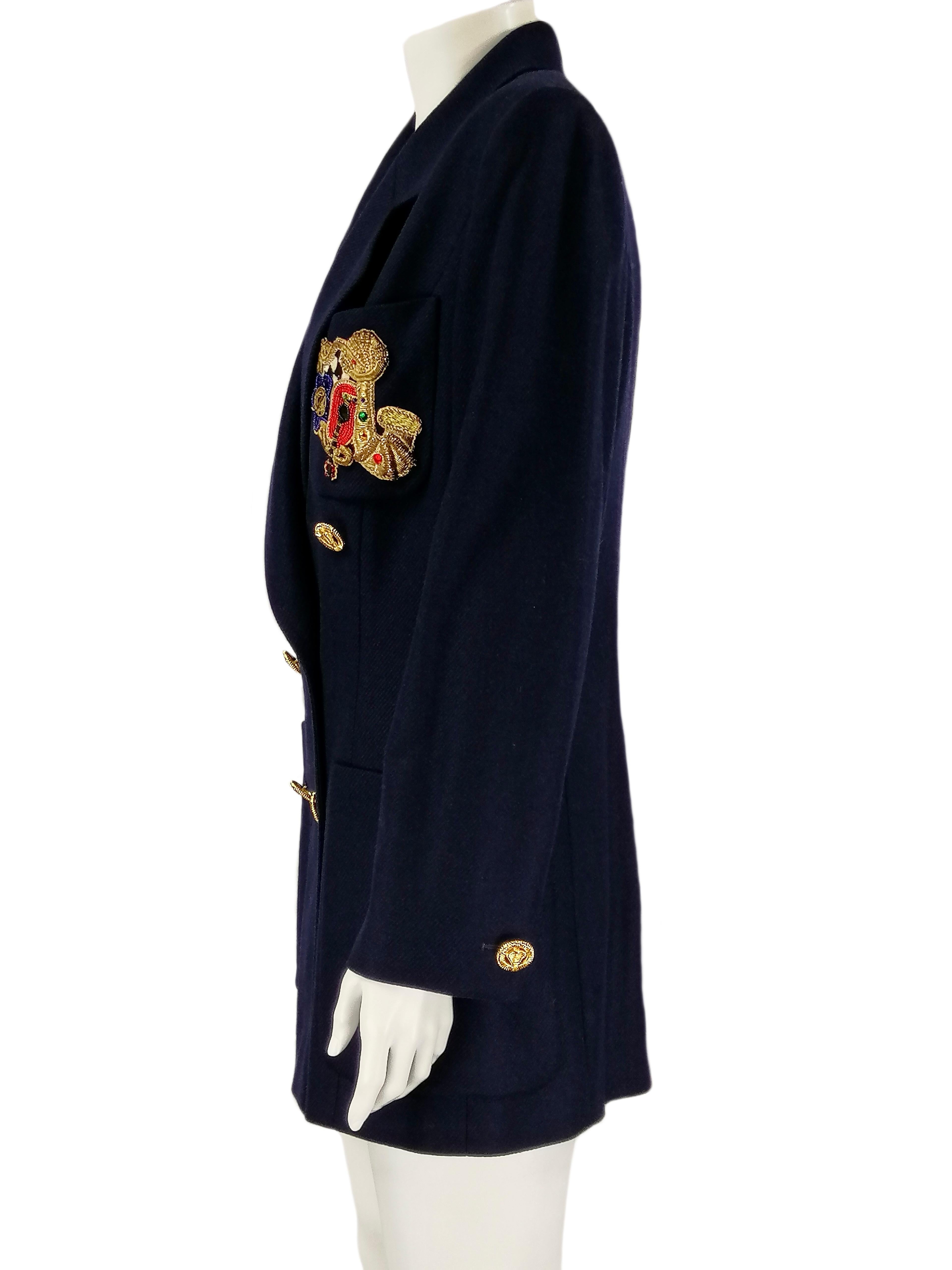 Marinejacke von LOUIS FERAUD im Zustand „Hervorragend“ im Angebot in Rubiera, RE