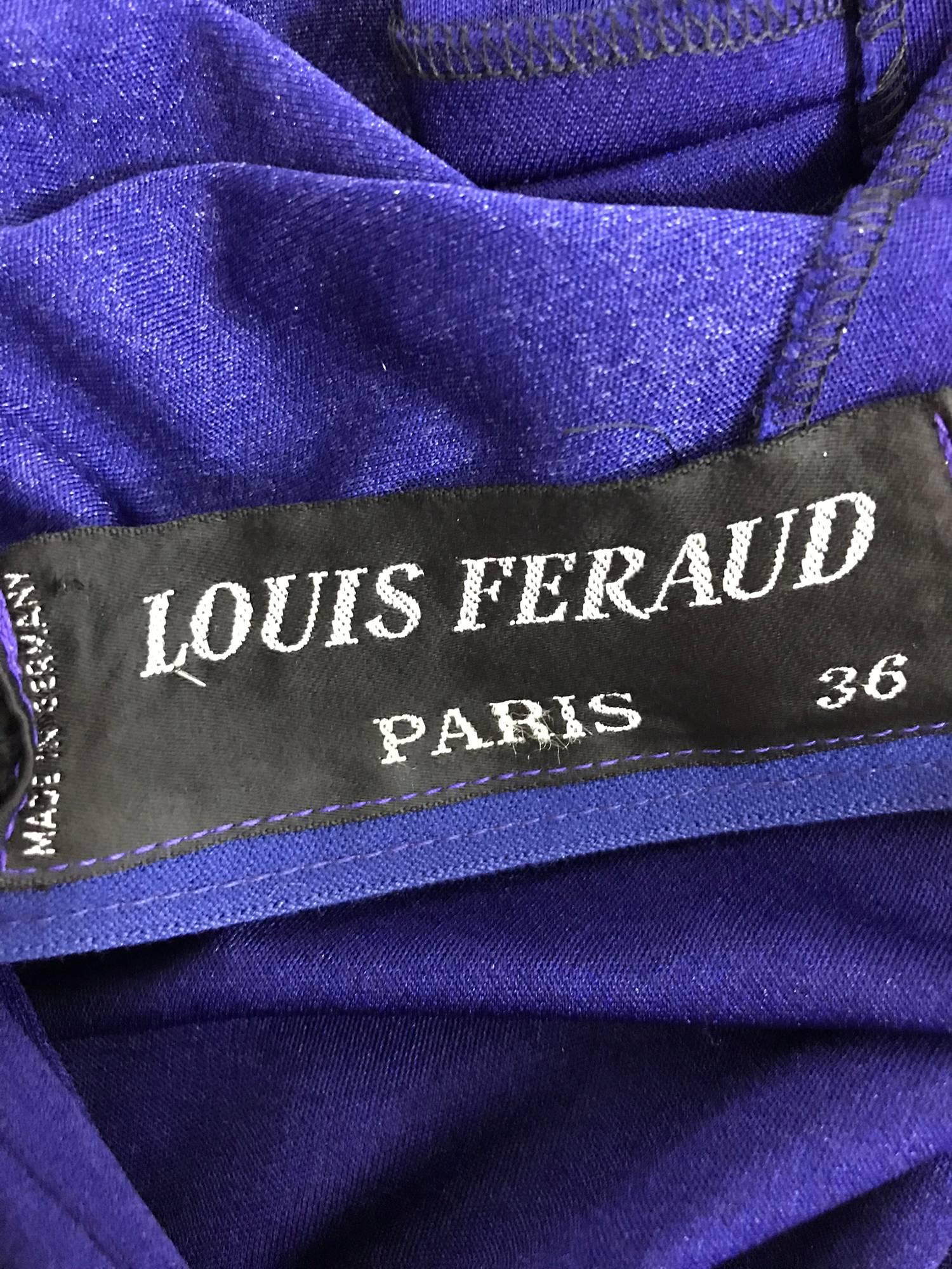 Louis Feraud Op Art Mod print jersey dress 1960s  7